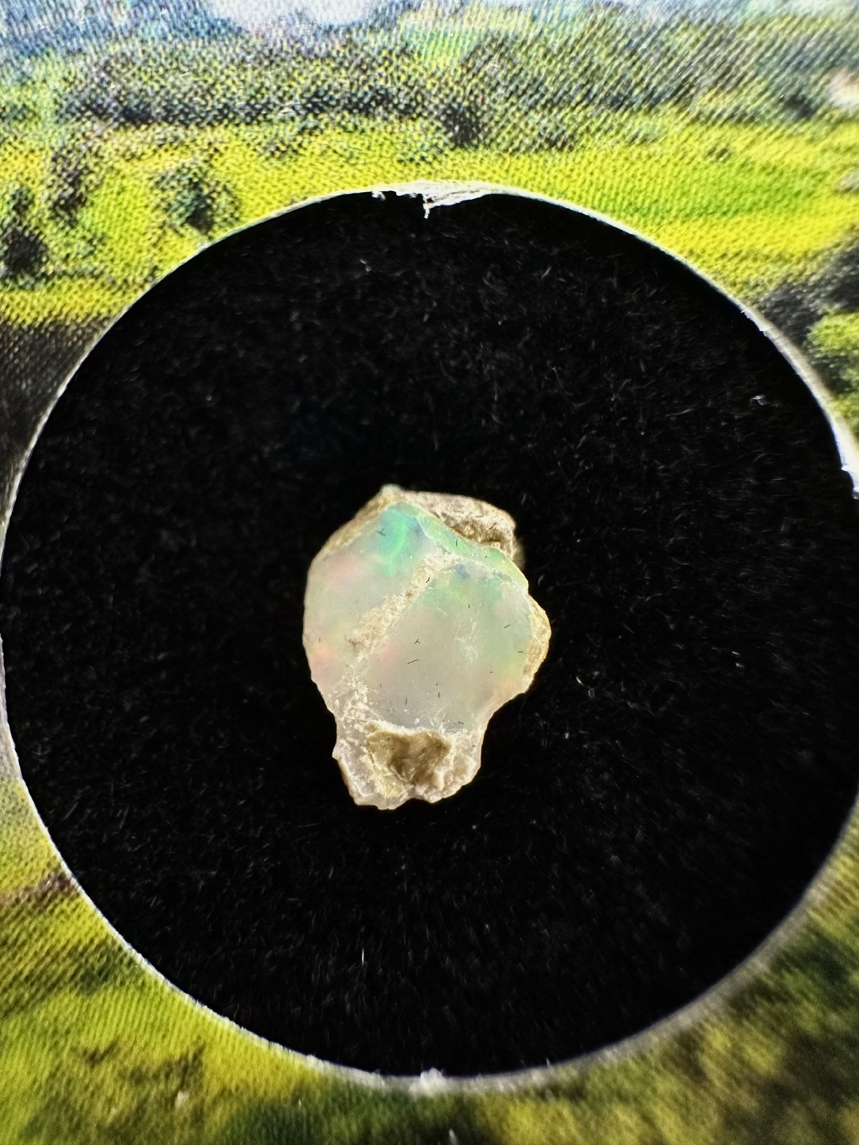 Precious opal in box – Welo, Ethiopia - OP168
