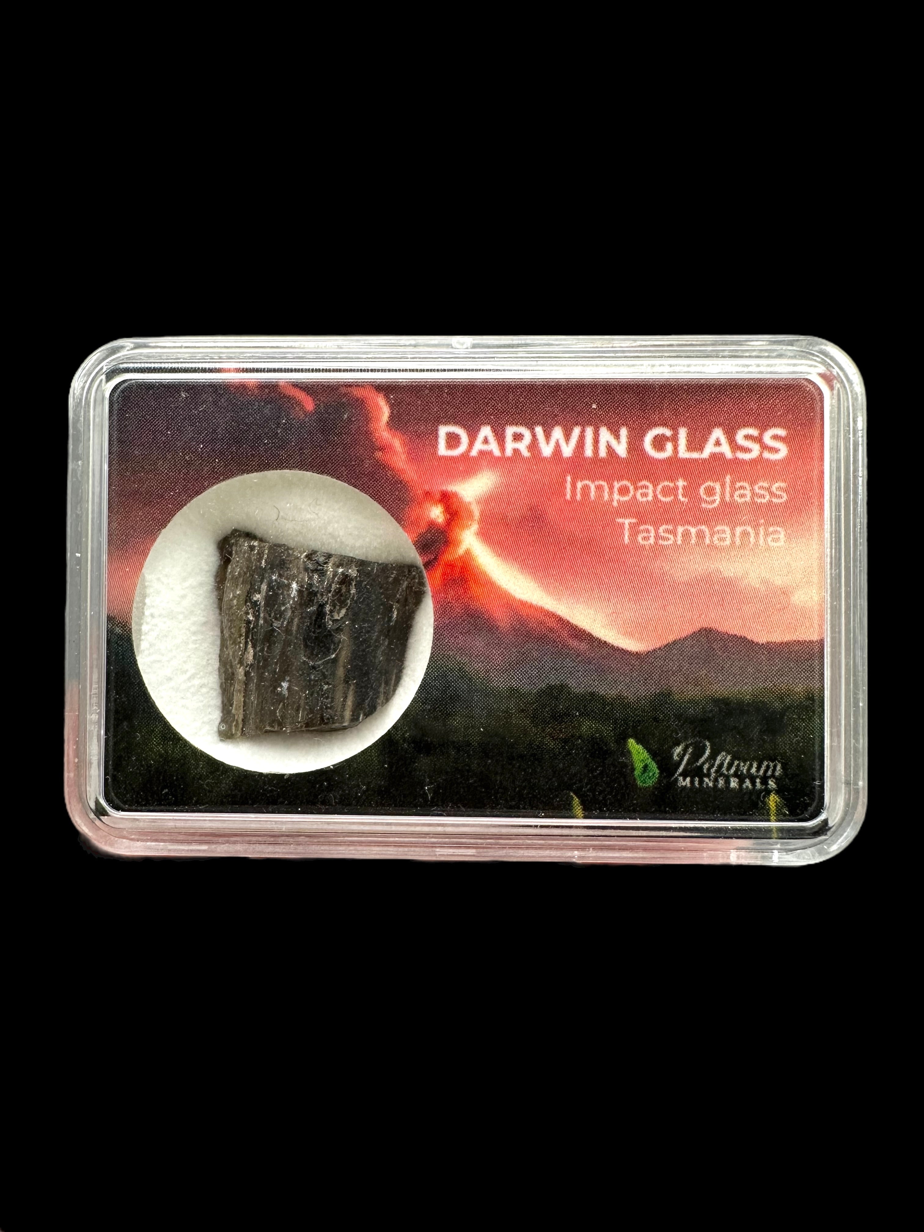 Darwin glass in box – Queenstown, Tasmania