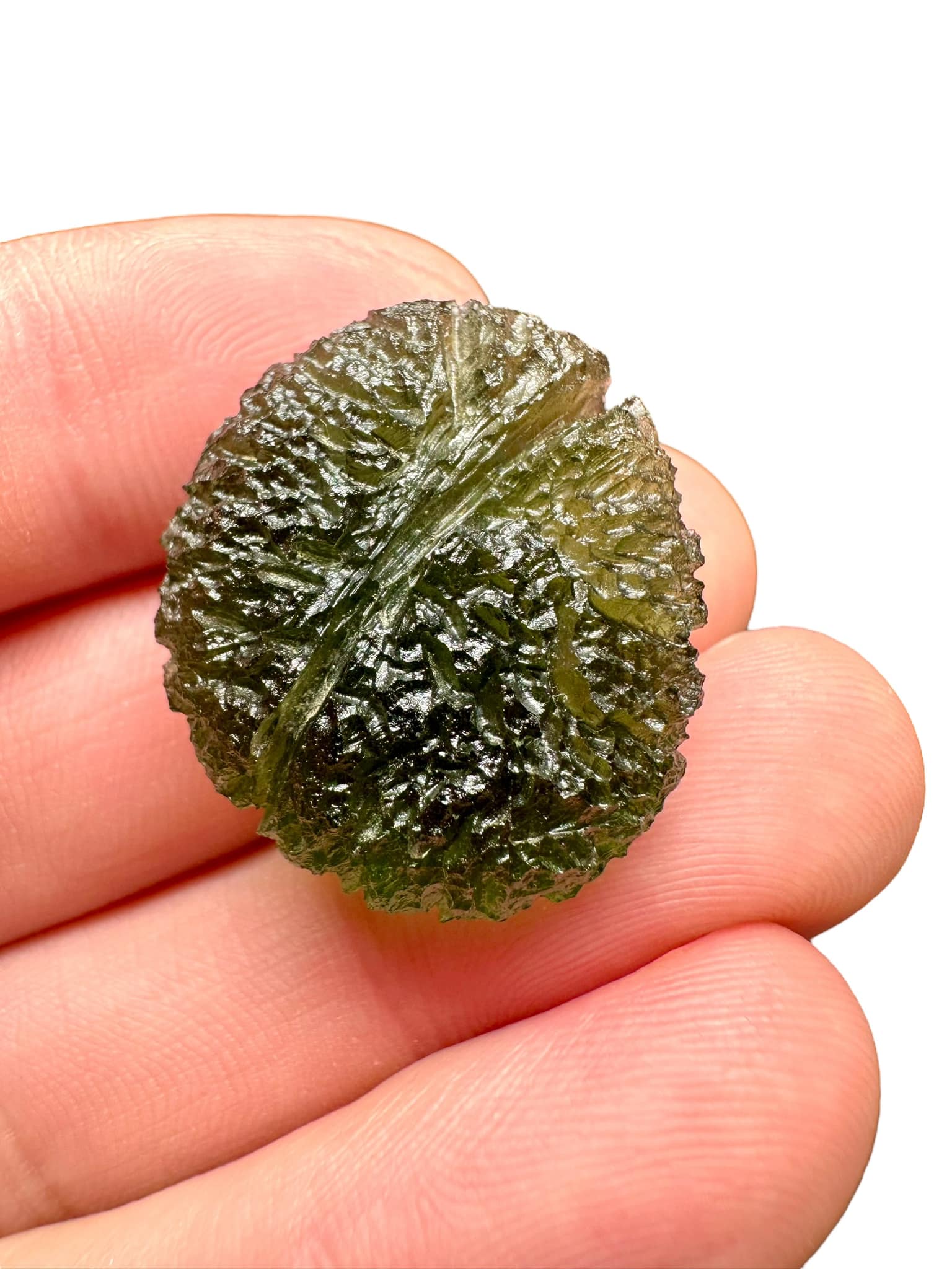 Moldavite – Horvatova piskovna – Vrubice – 8,7g - V1608