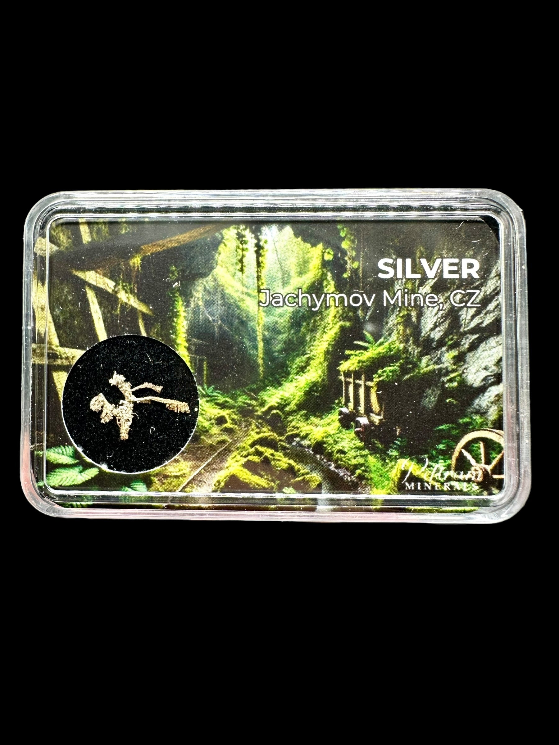 Silver in box – Dul Svornost, Jachymov, CZ