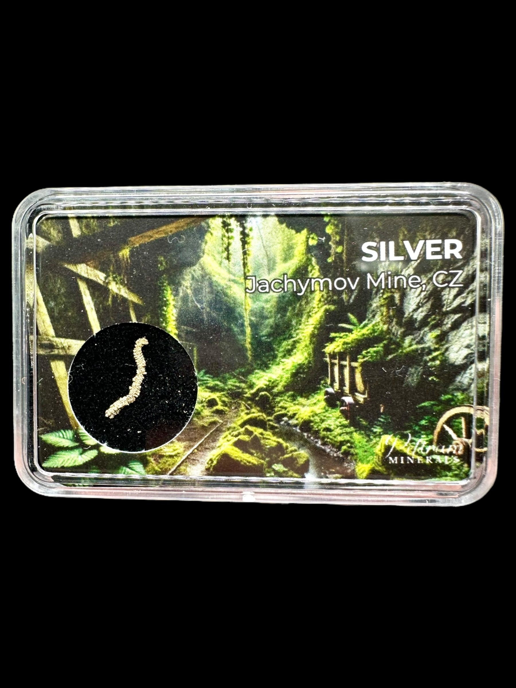 Silver in box – Dul Svornost, Jachymov, CZ