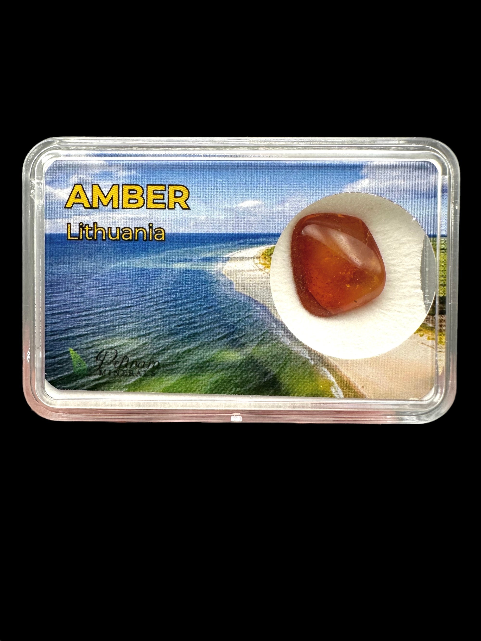 Amber in box – Lithuania