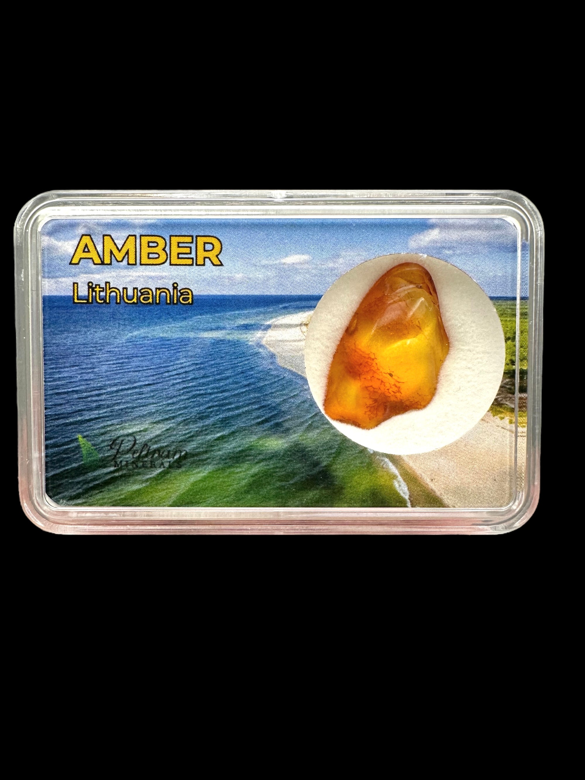 Amber in box – Lithuania