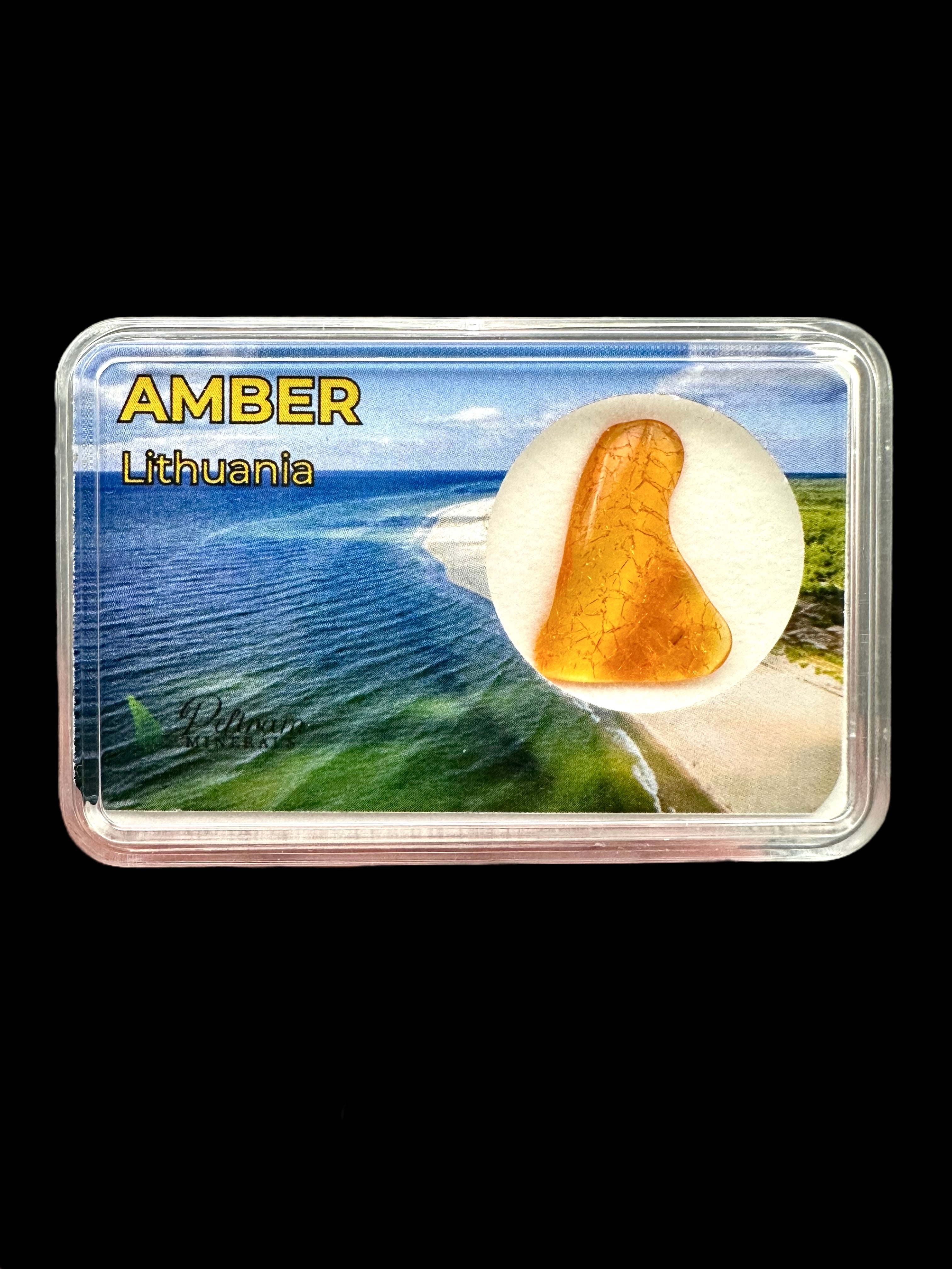 Amber in box – Lithuania