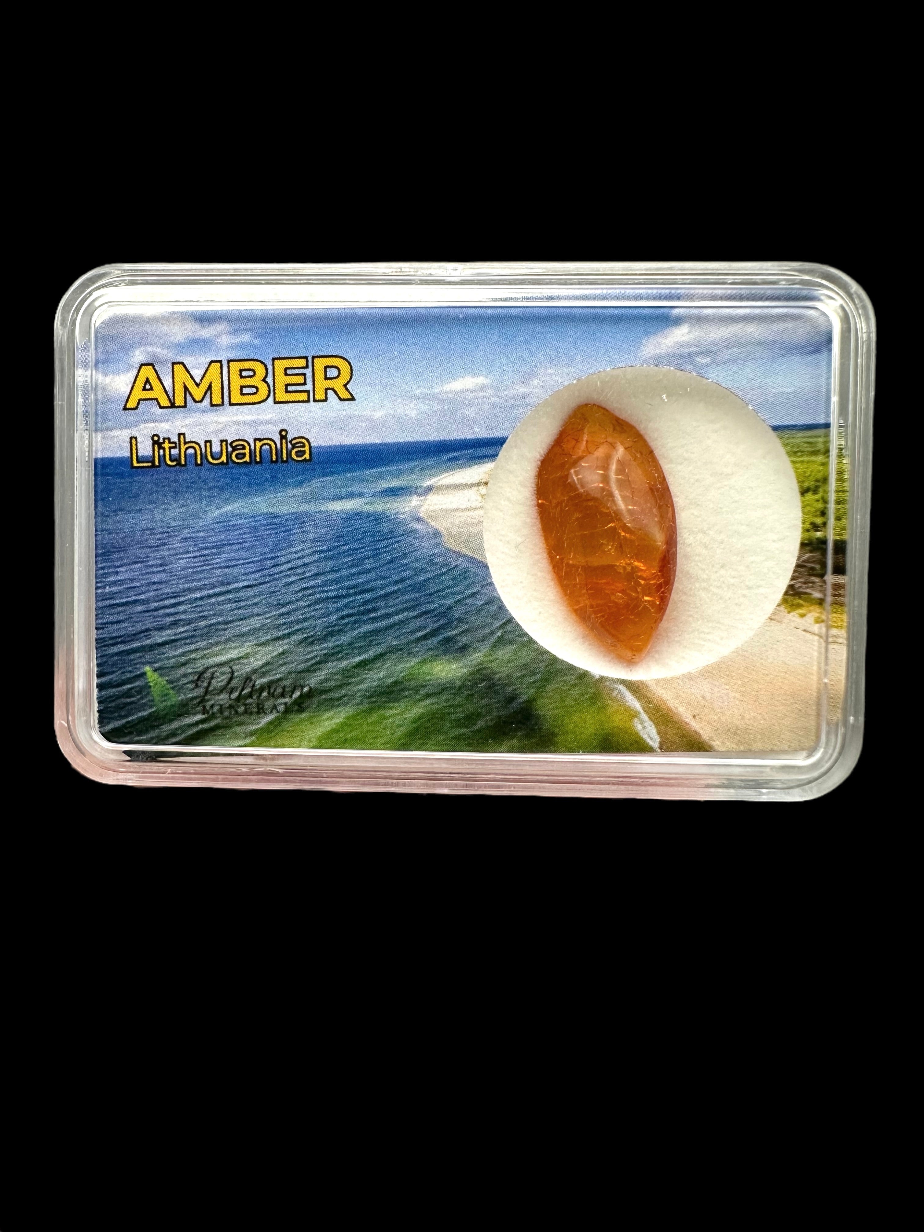 Amber in box – Lithuania