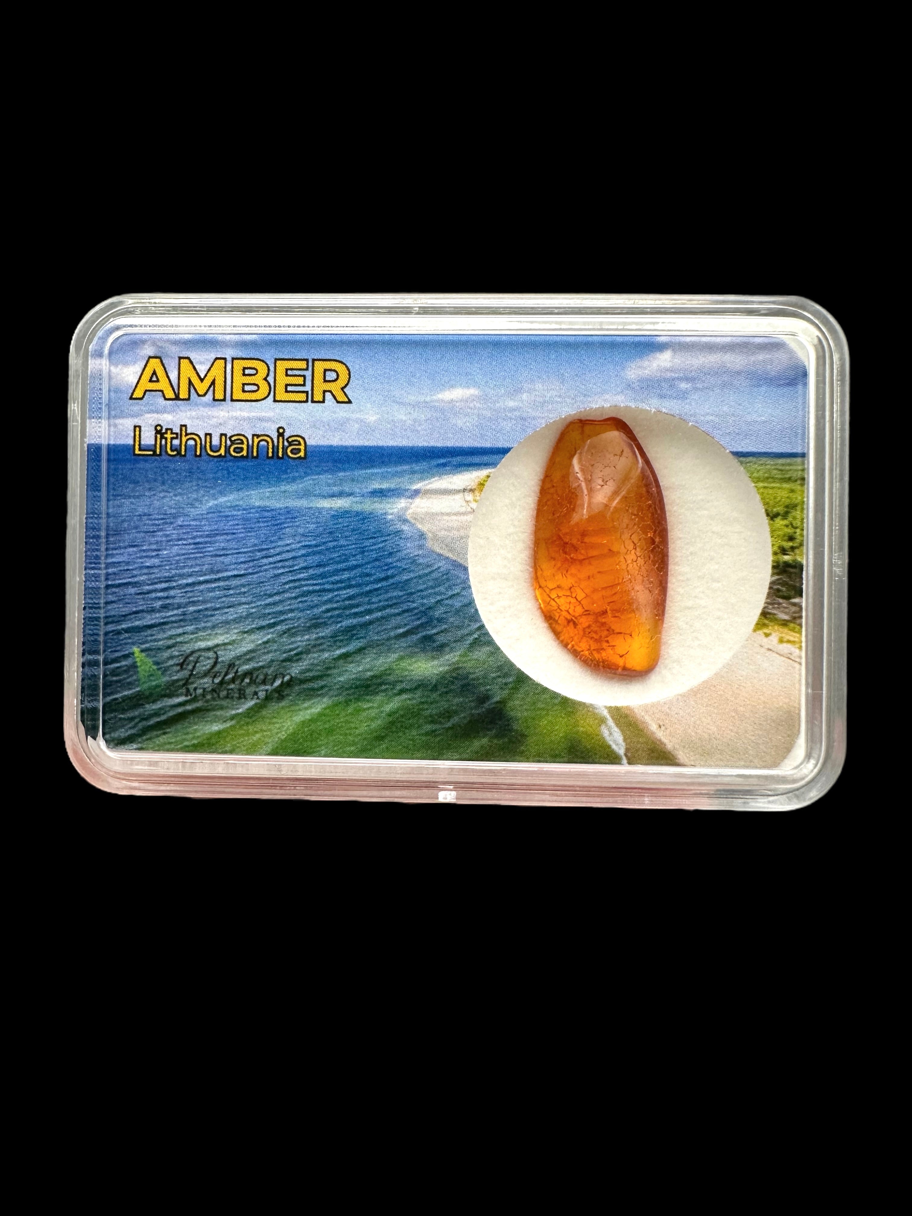 Amber in box – Lithuania