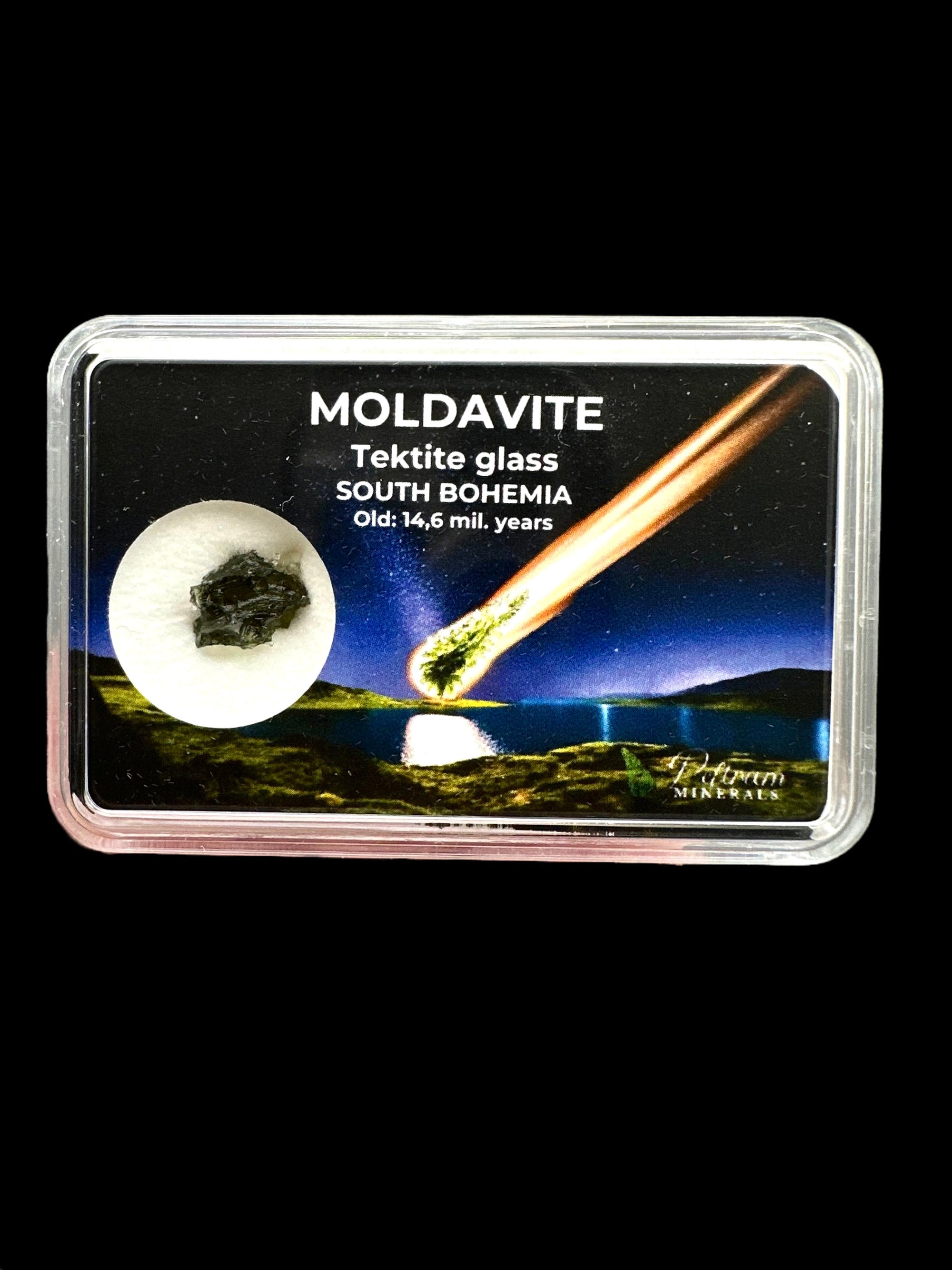 Moldavite in box - Nesmen