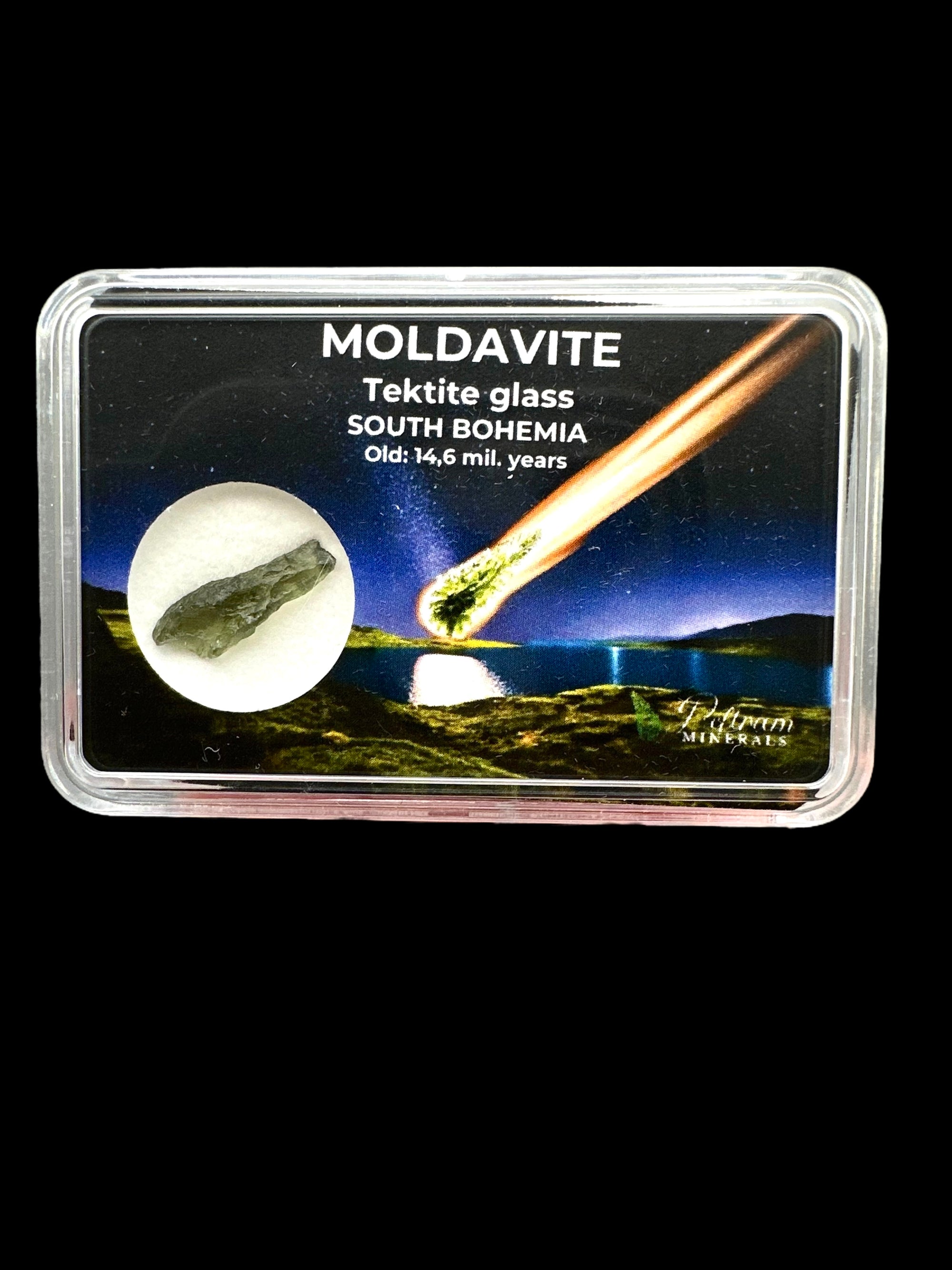 Moldavite in box - Nesmen