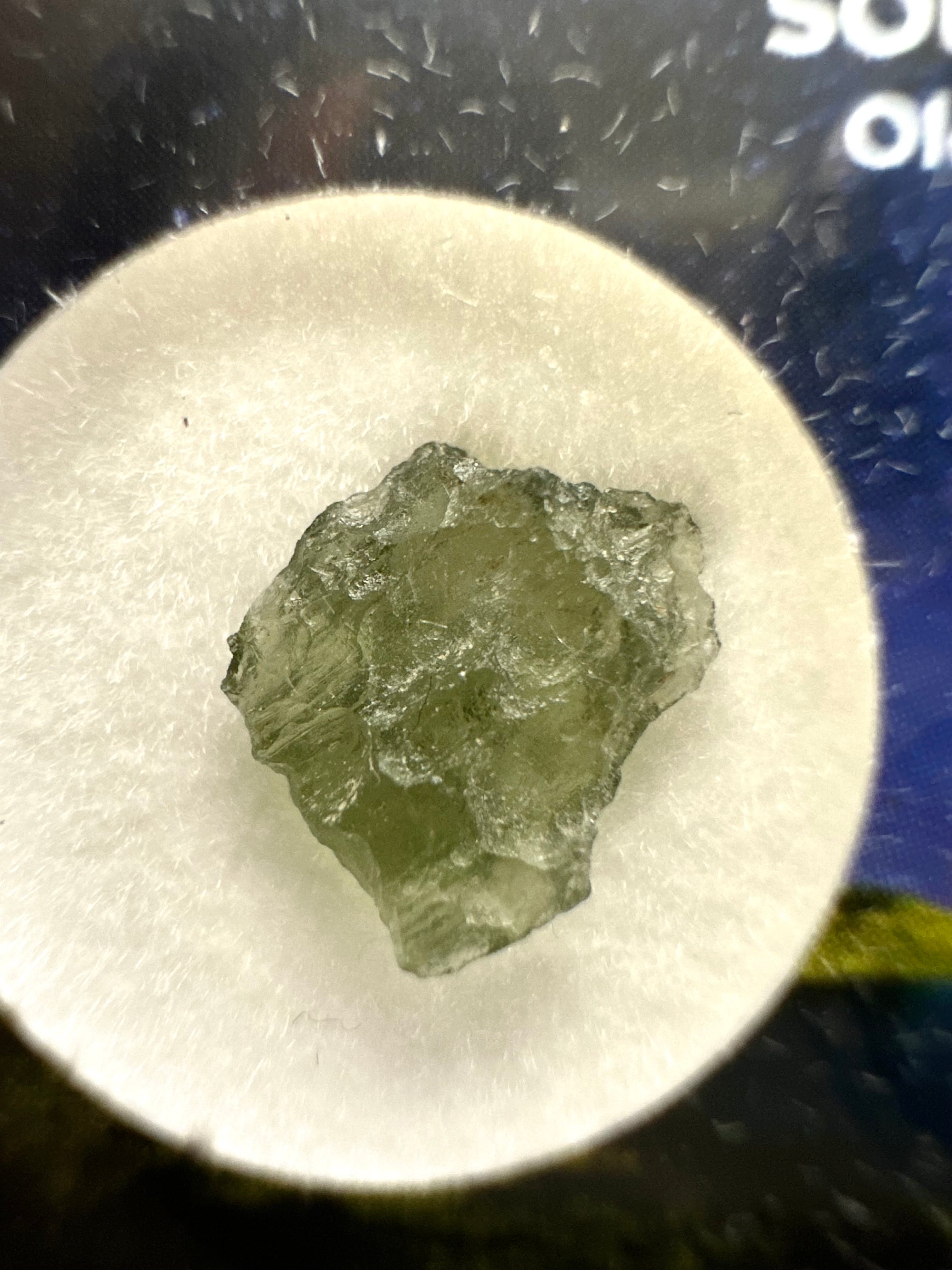 Moldavite in box - Nesmen - VVK22