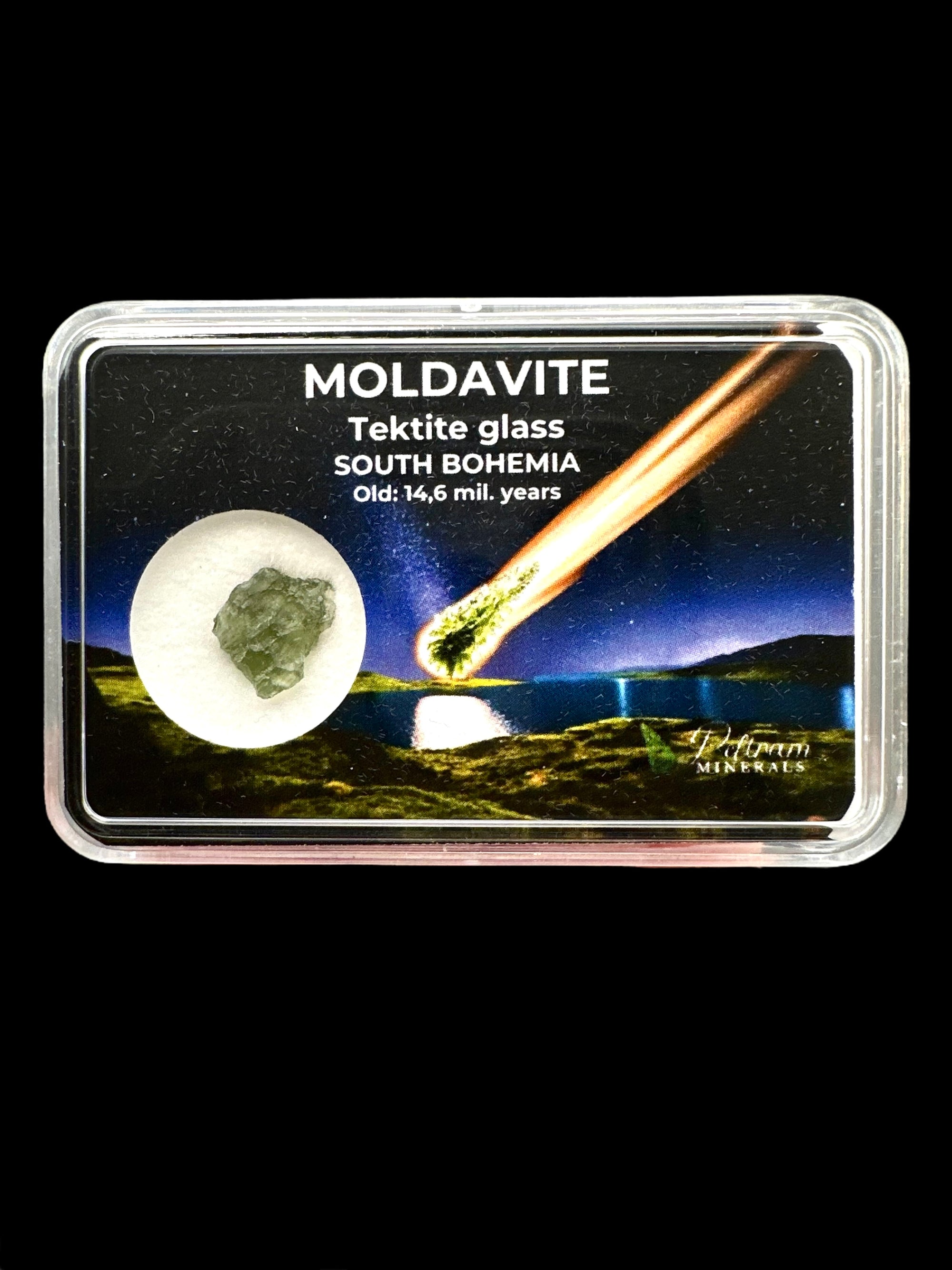 Moldavite in box - Nesmen