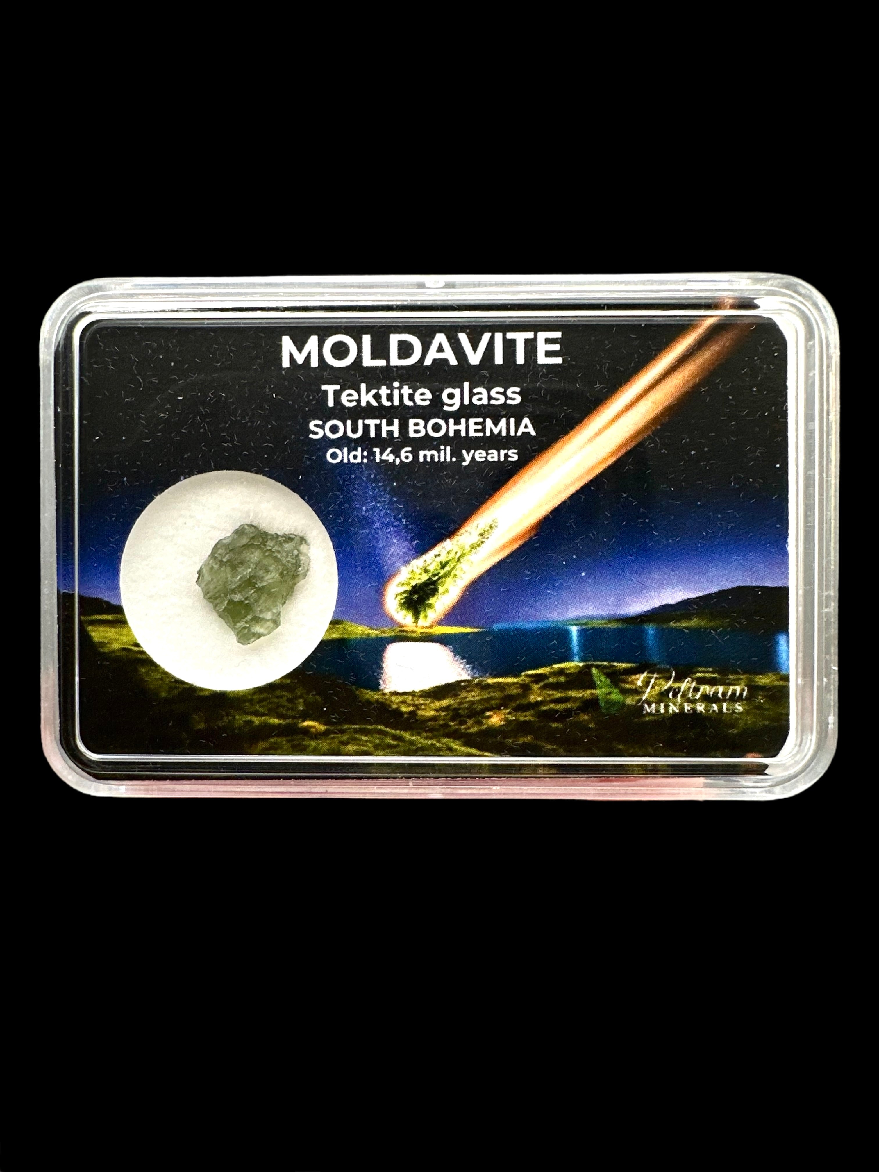 Moldavite in box - Nesmen