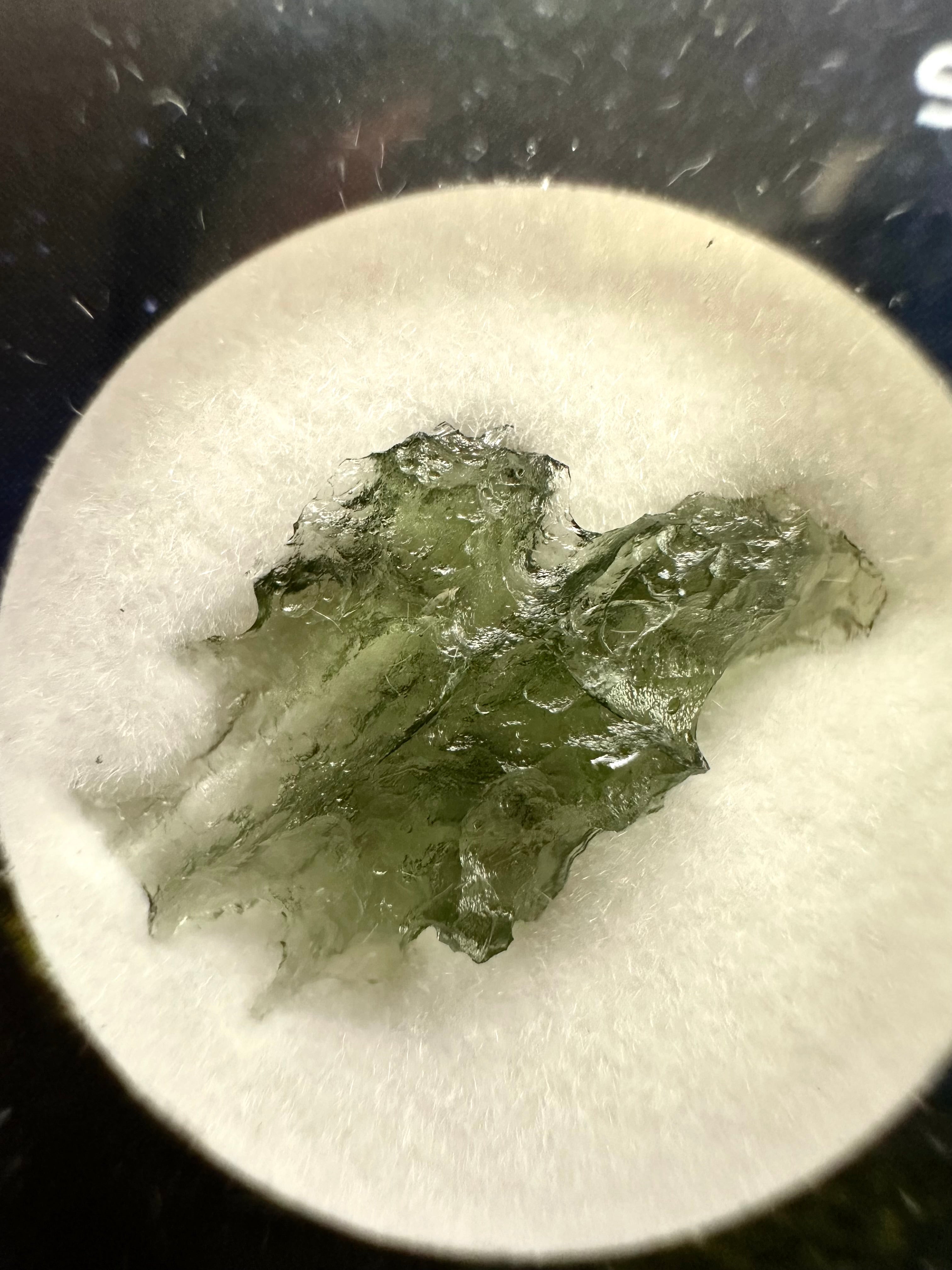Moldavite in box - Nesmen - VVK23