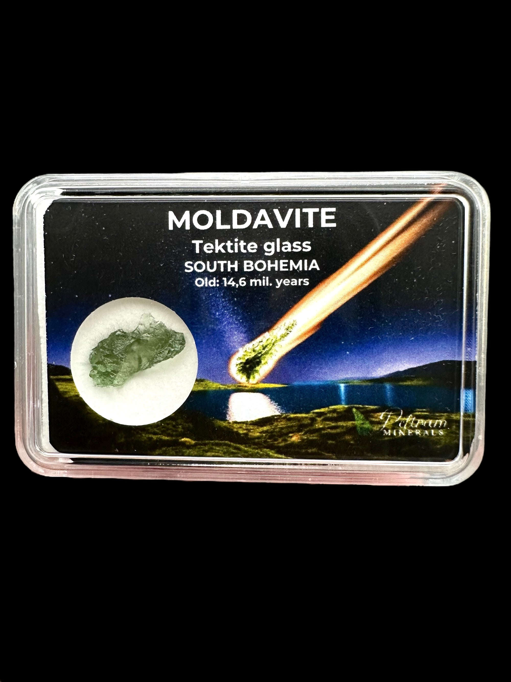 Moldavite in box - Nesmen