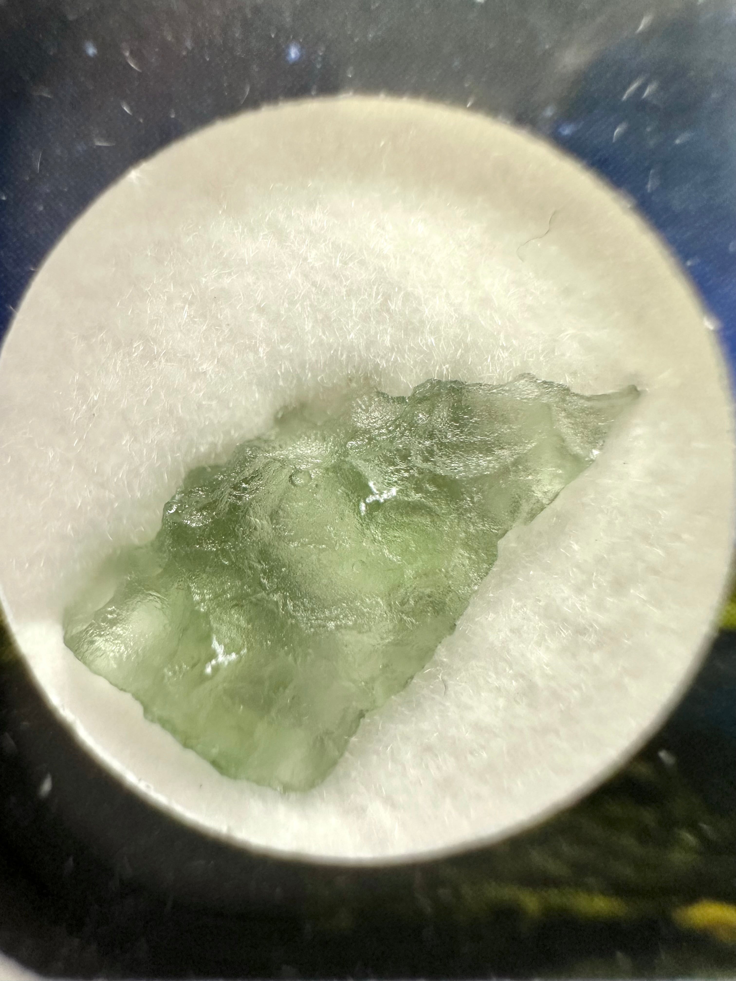 Moldavite in box - Nesmen - VVK27