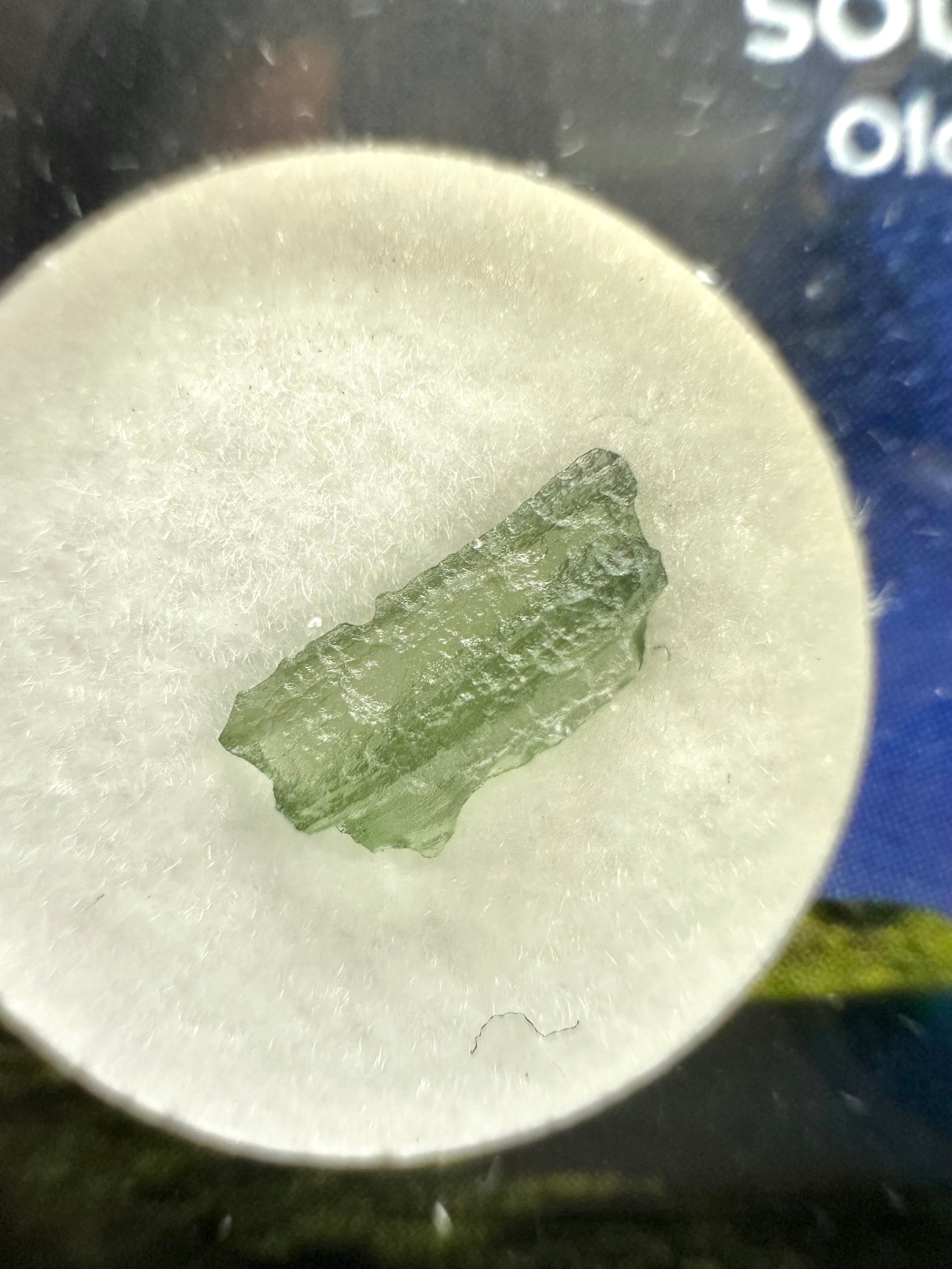 Moldavite in box - Nesmen - VVK30