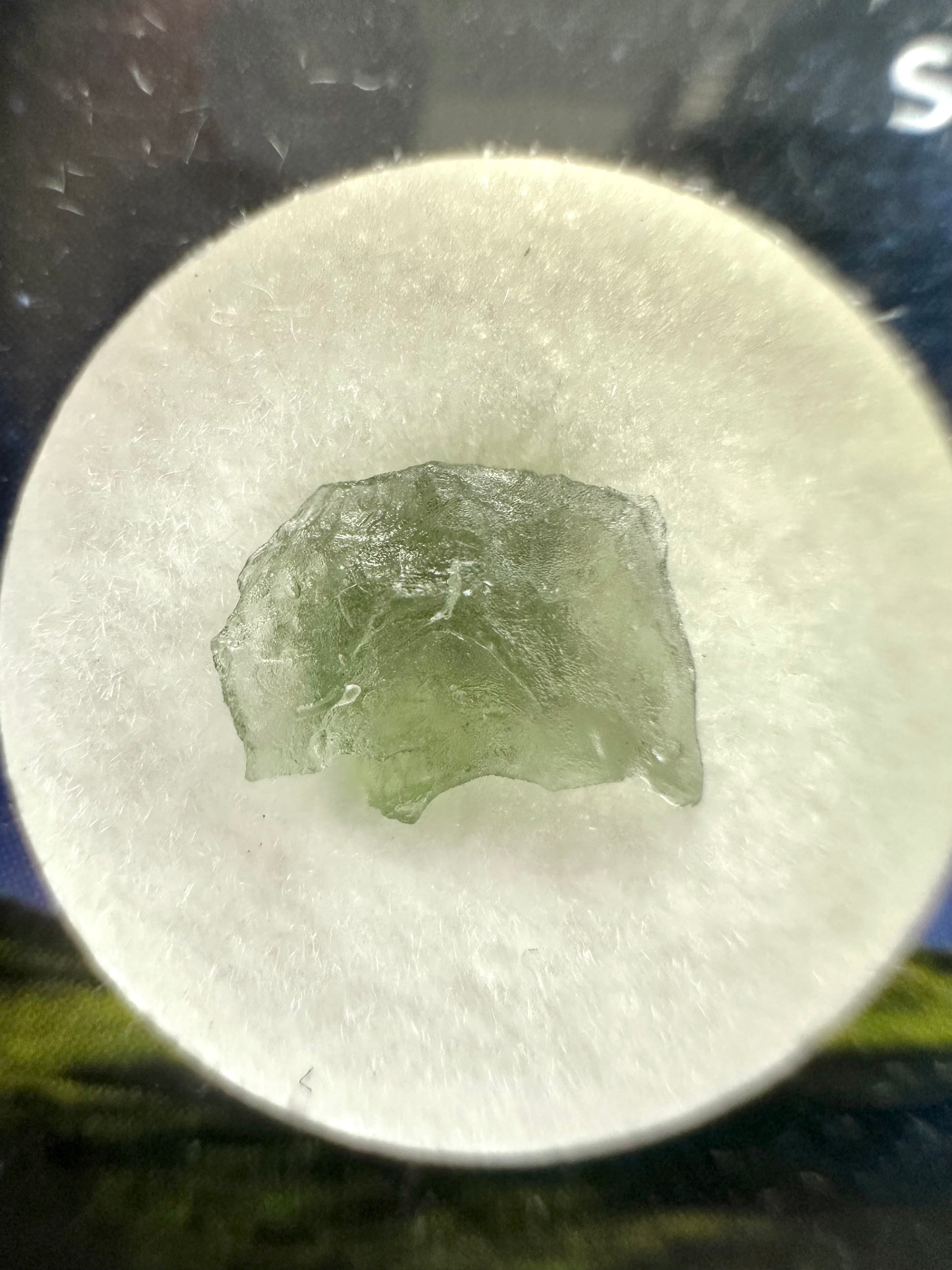 Moldavite in box - Nesmen - VVK33