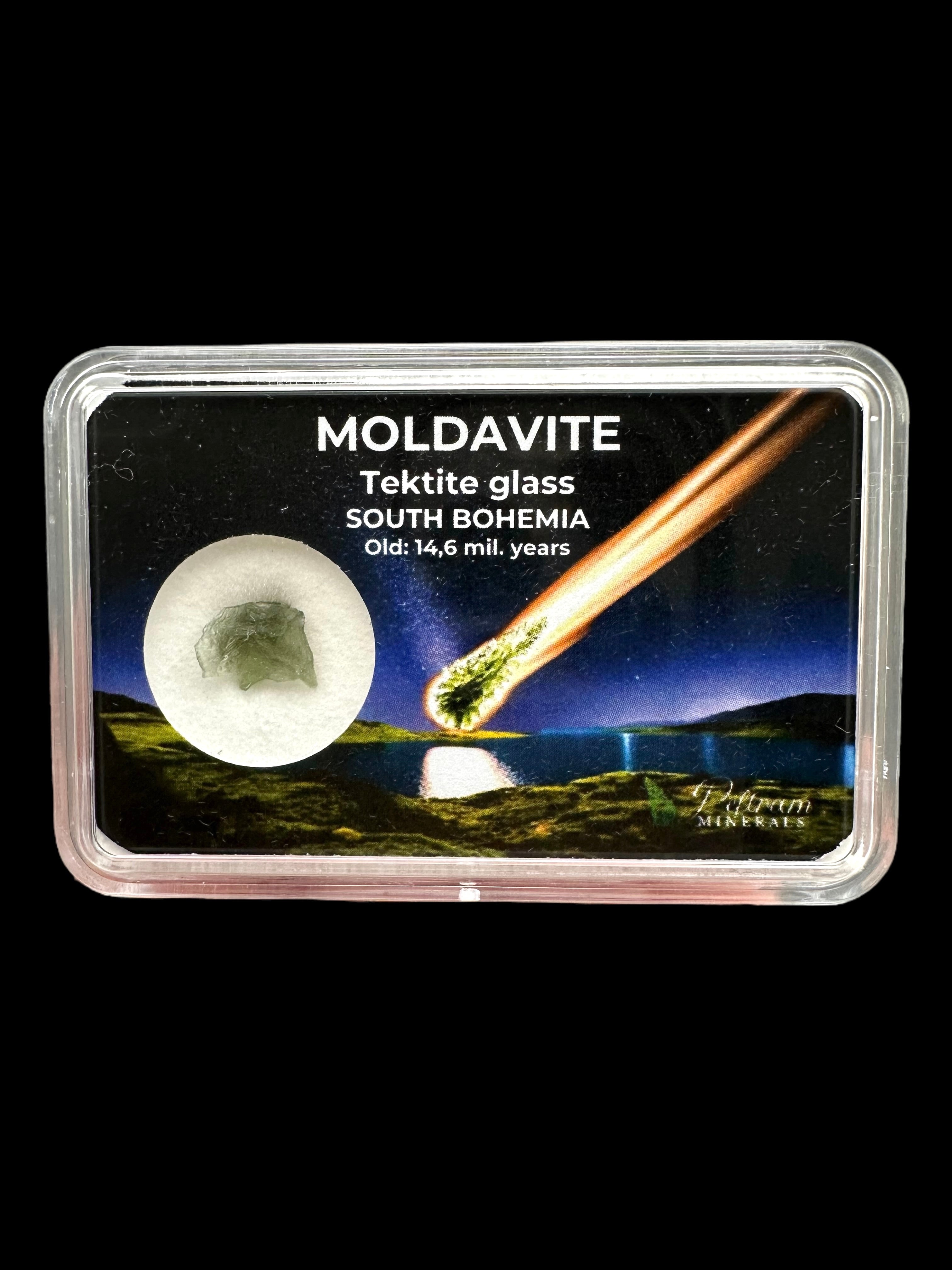 Moldavite in box - Nesmen