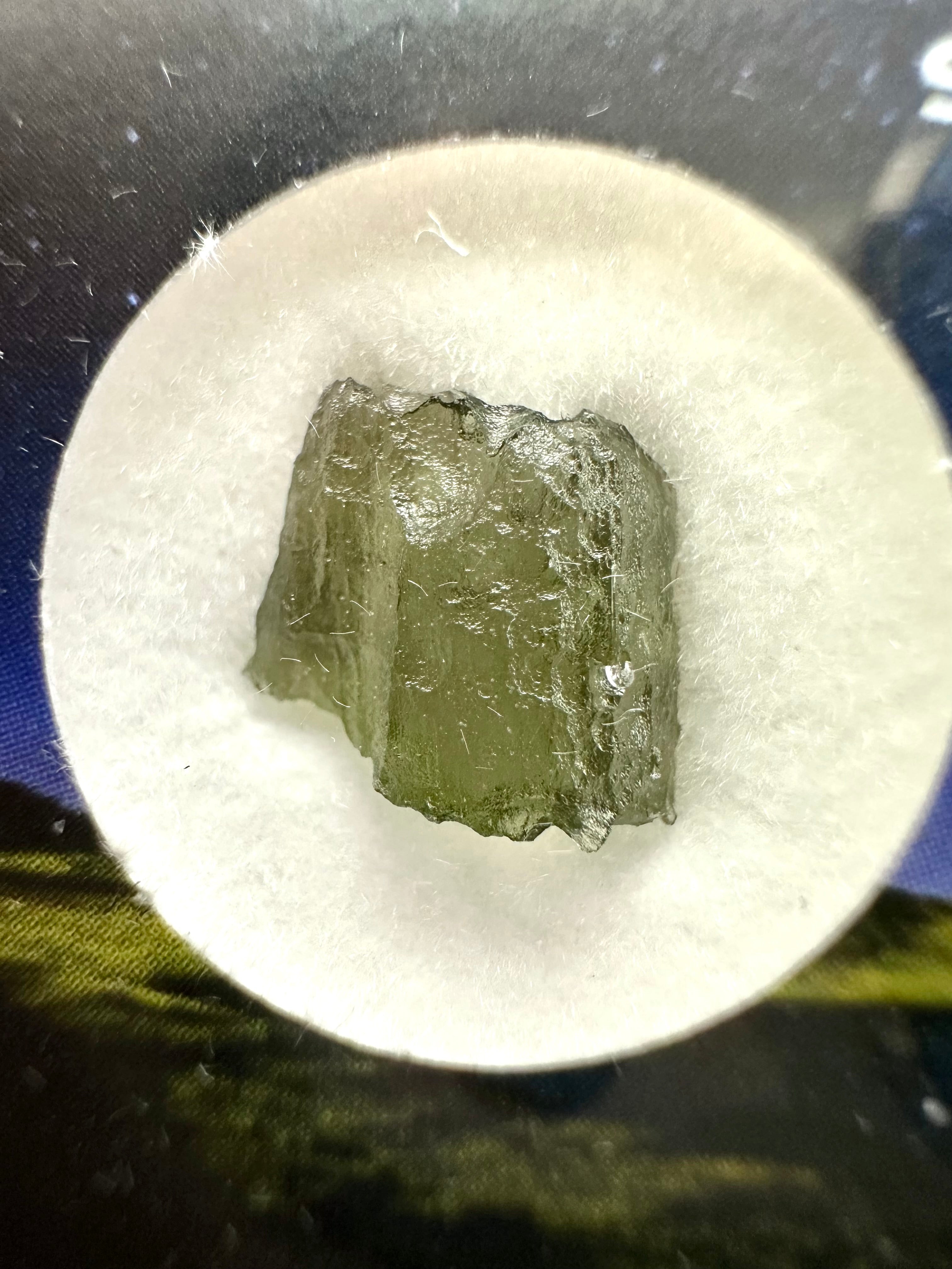 Moldavite in box - Nesmen - VVK35