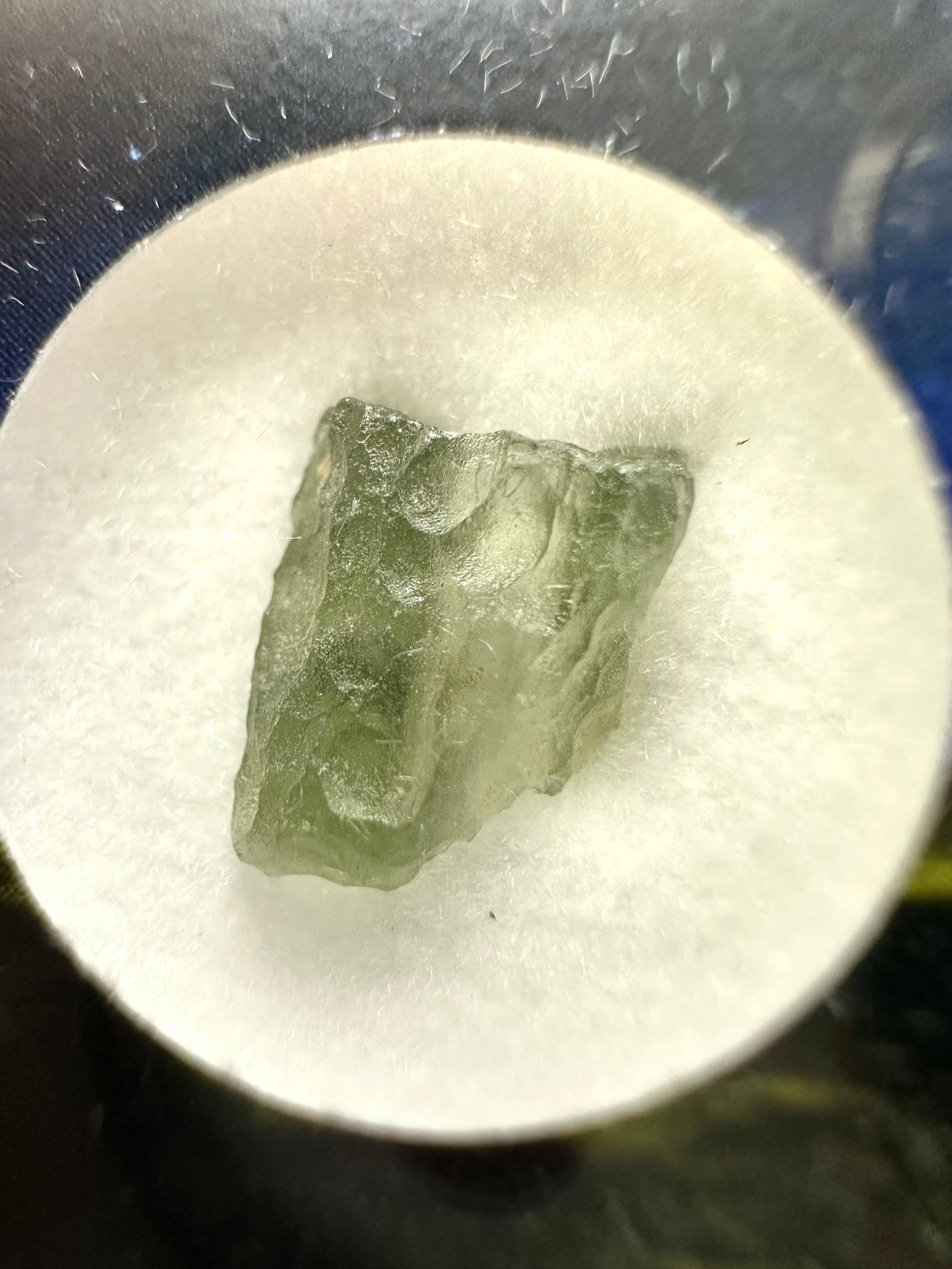 Moldavite in box - Nesmen - VVK37