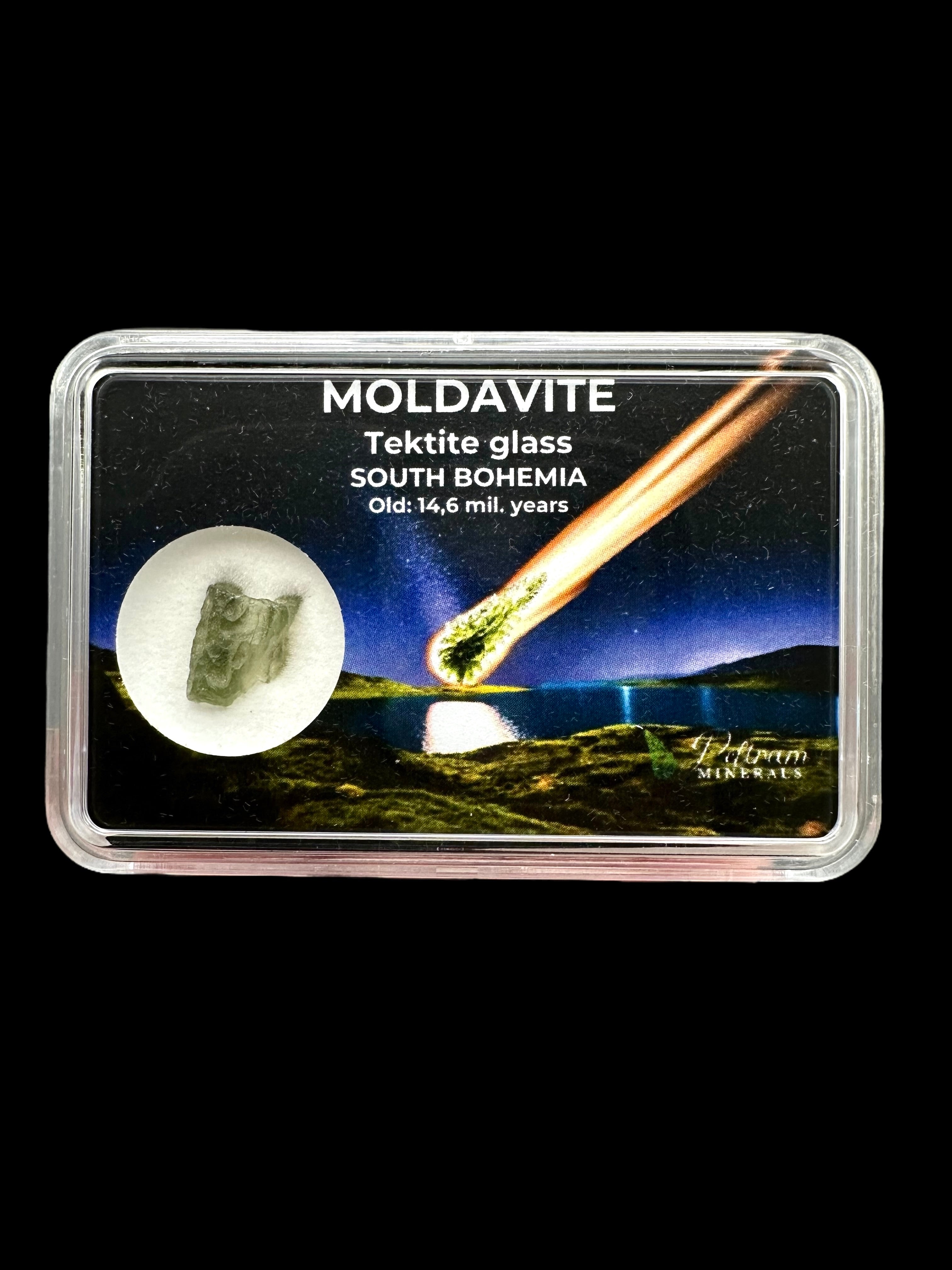 Moldavite in box - Nesmen