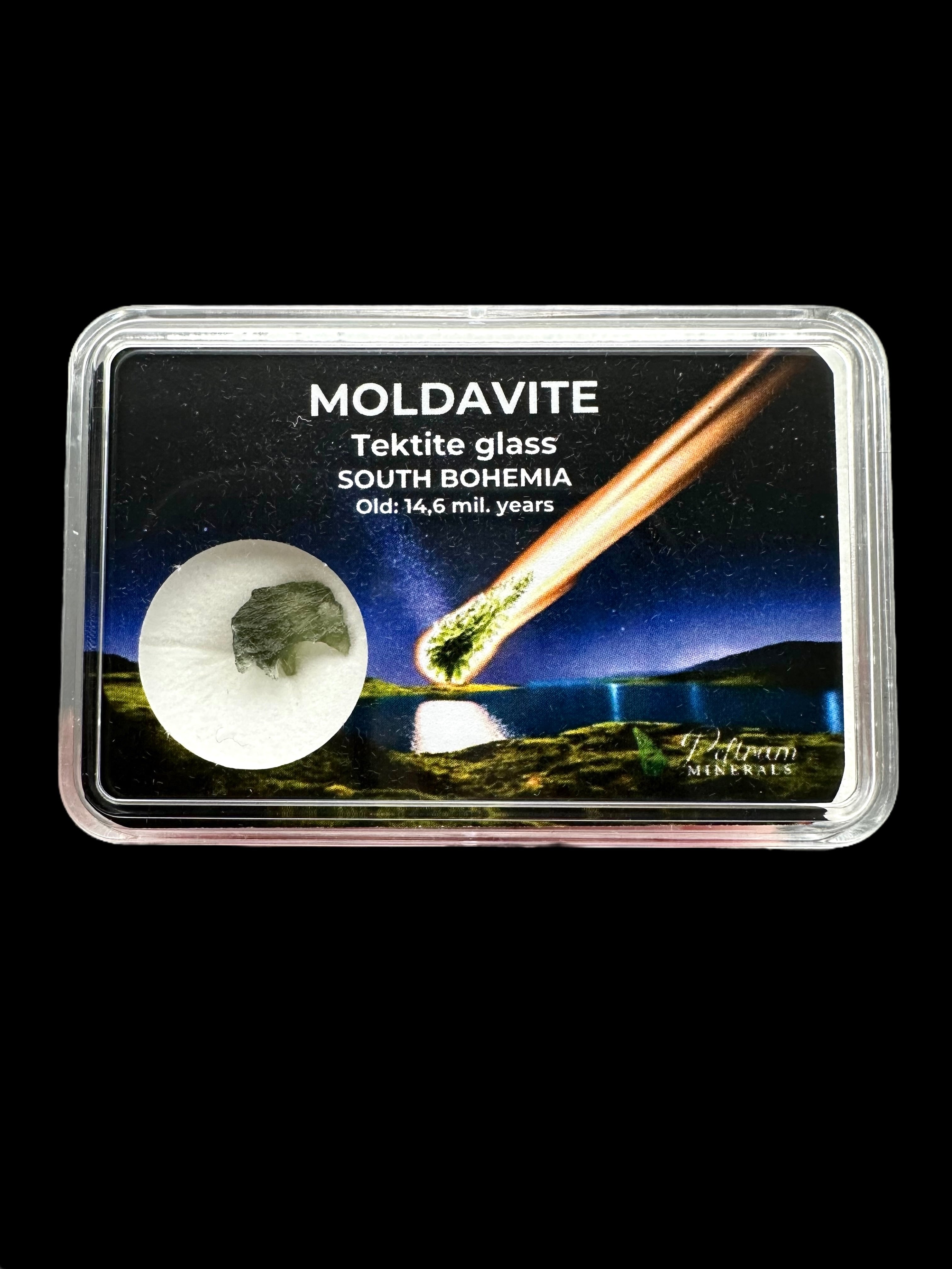 Moldavite in box - Nesmen