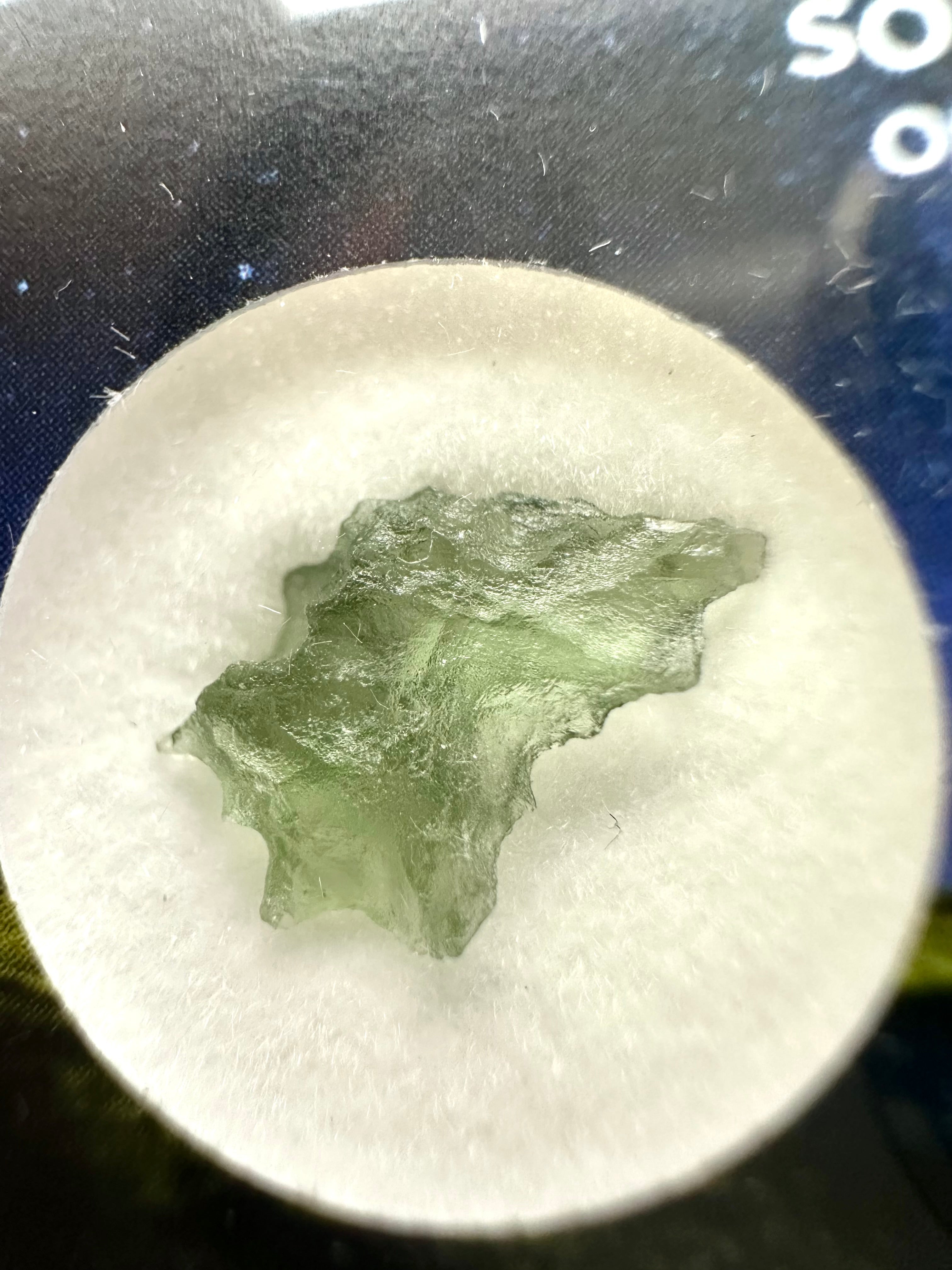 Moldavite in box - Nesmen - VVK40