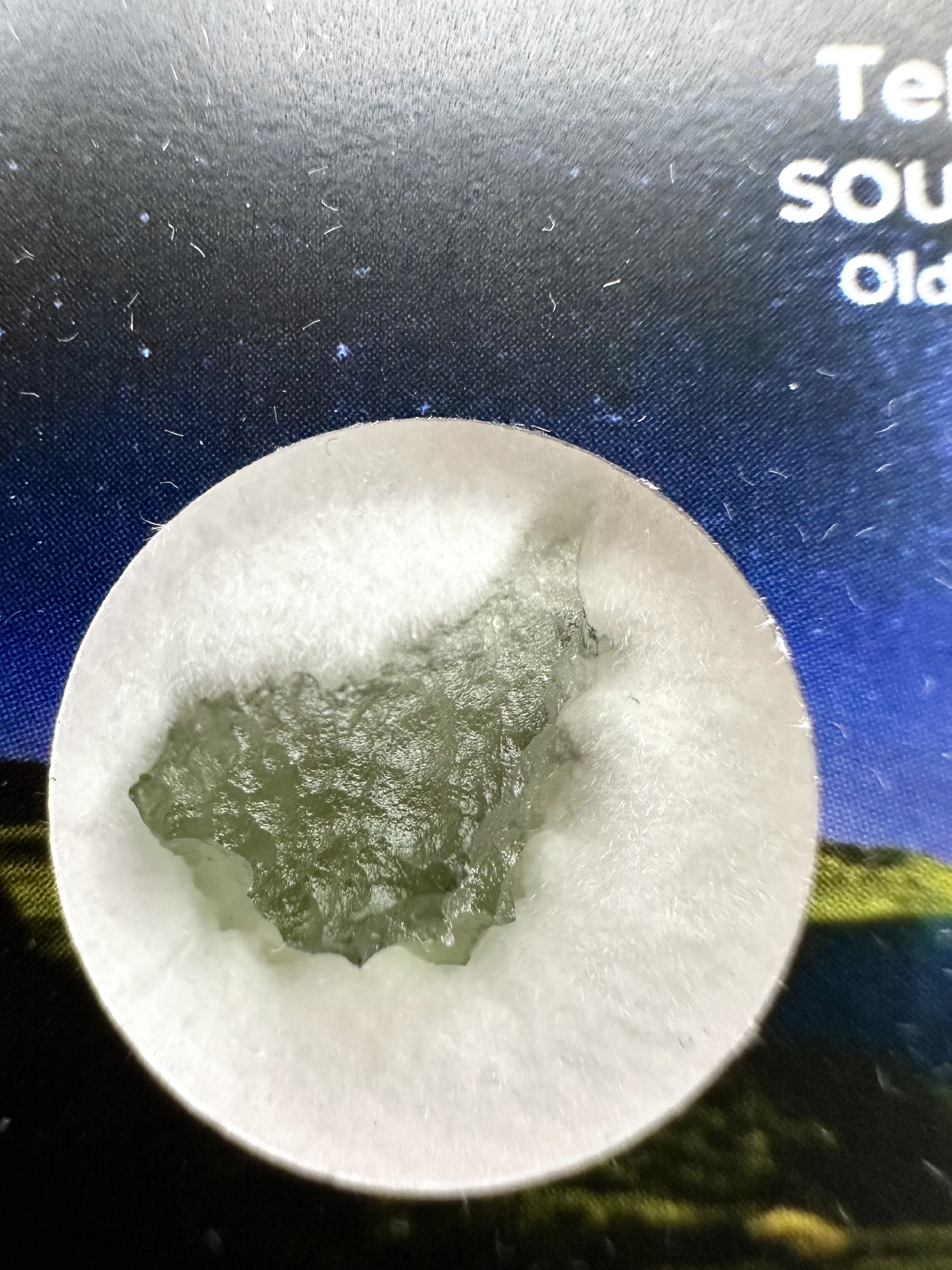 Moldavite in box - Nesmen - VVK46