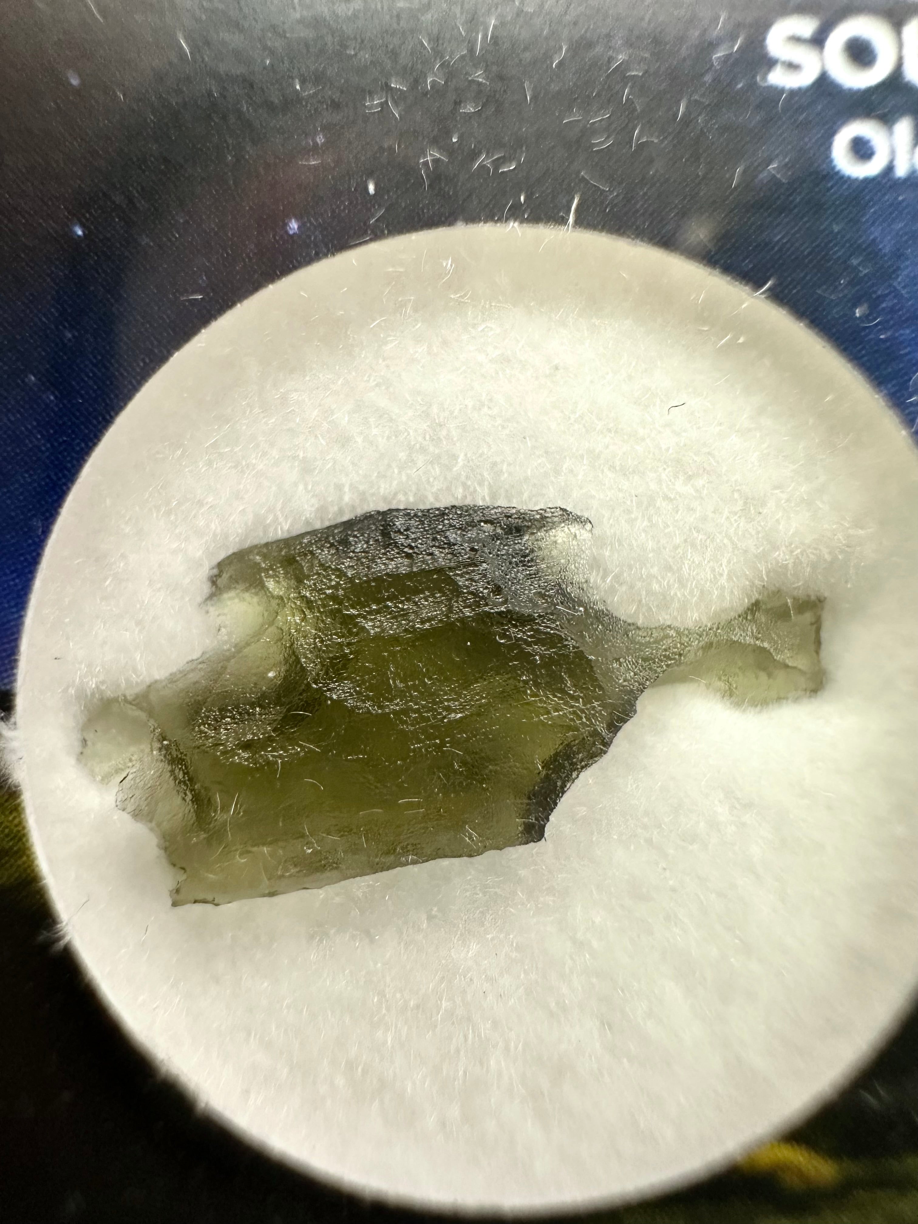 Moldavite in box - Nesmen - VVK48