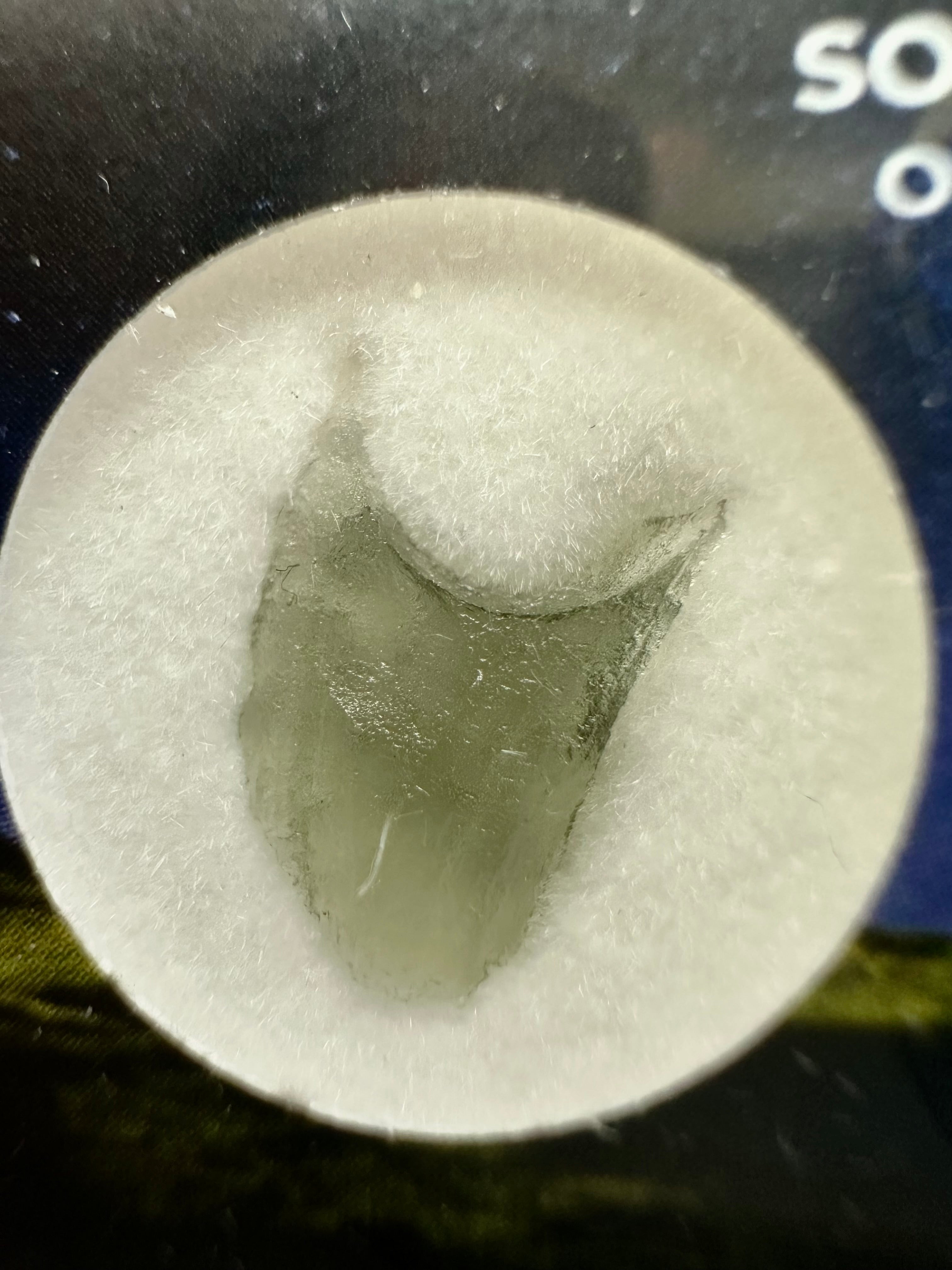 Moldavite in box - Nesmen - VVK50