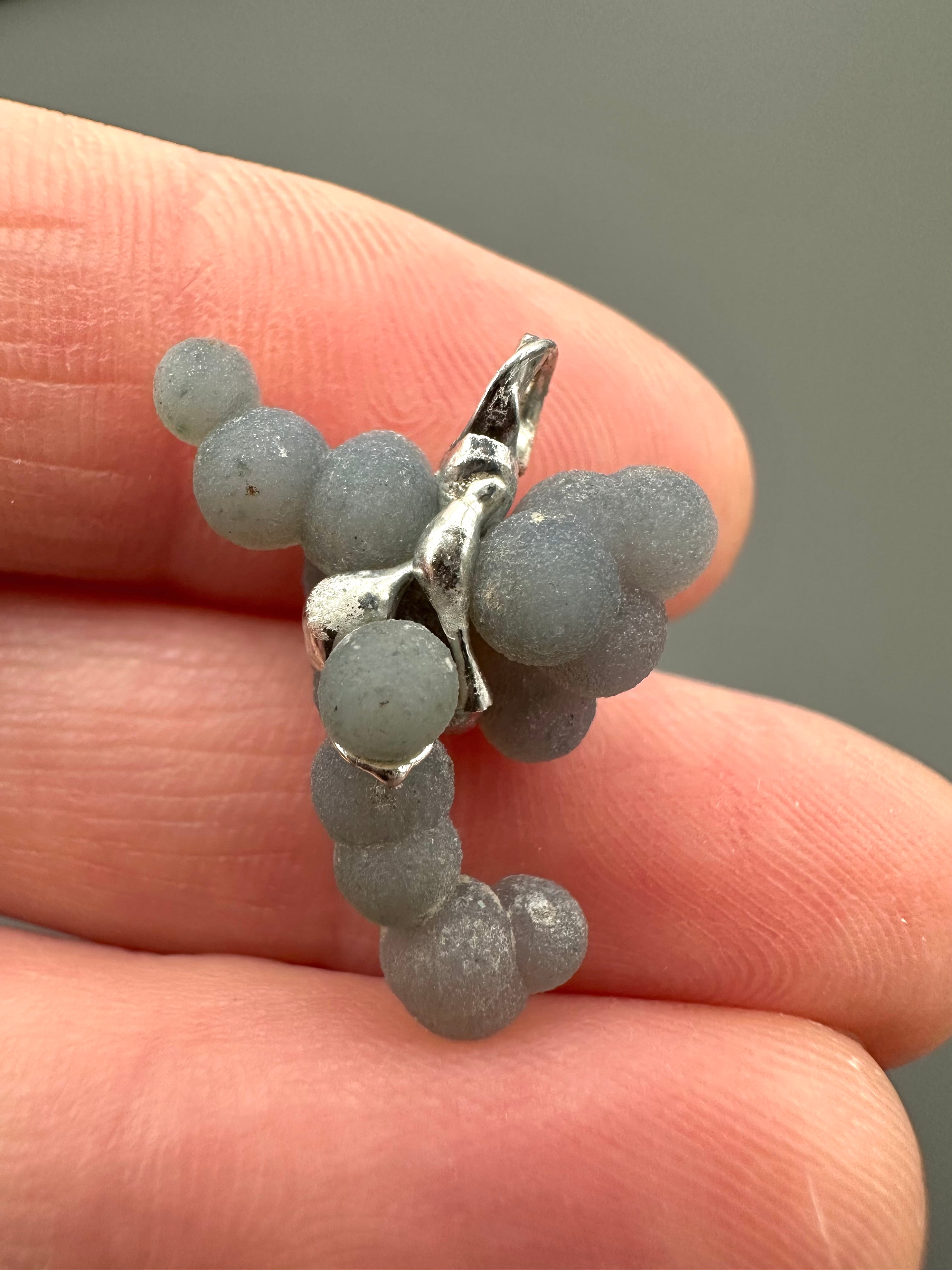 Grape chalcedony pendant