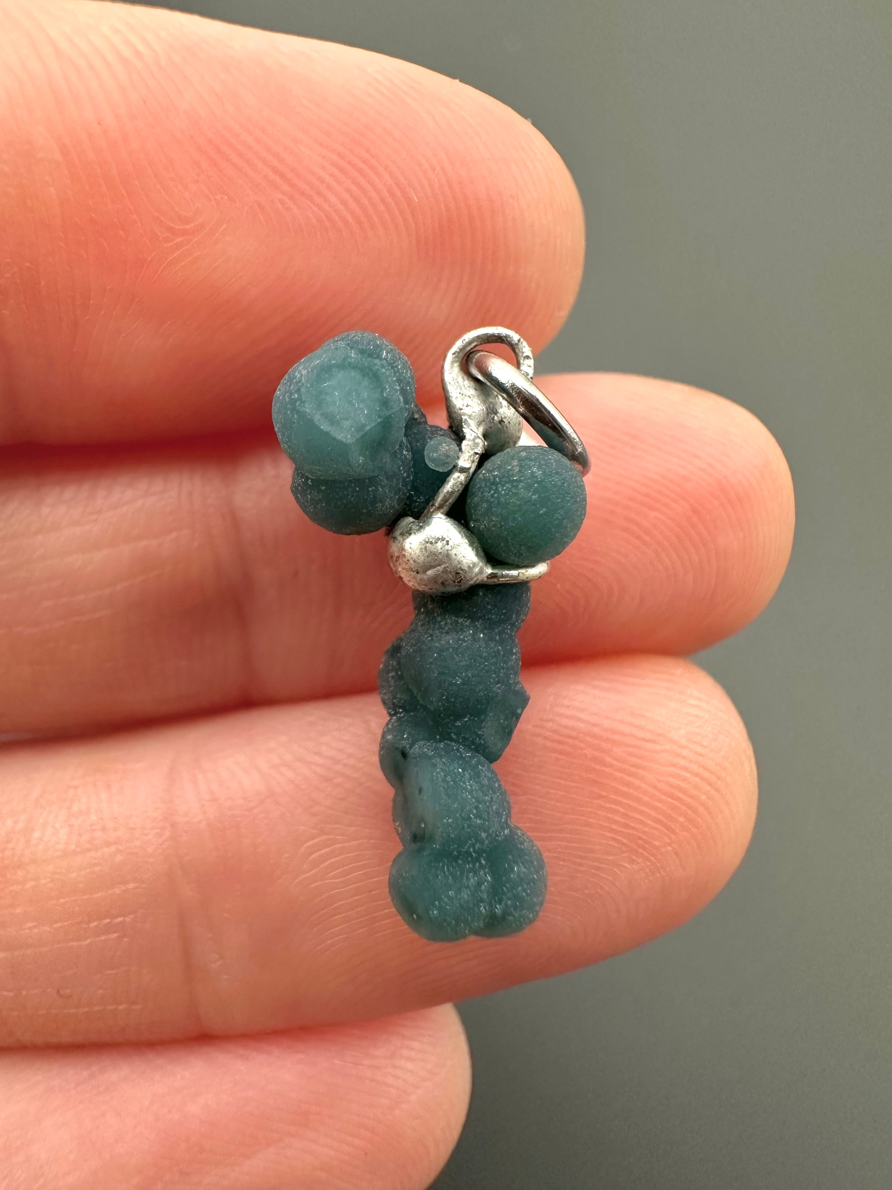 Grape chalcedony pendant