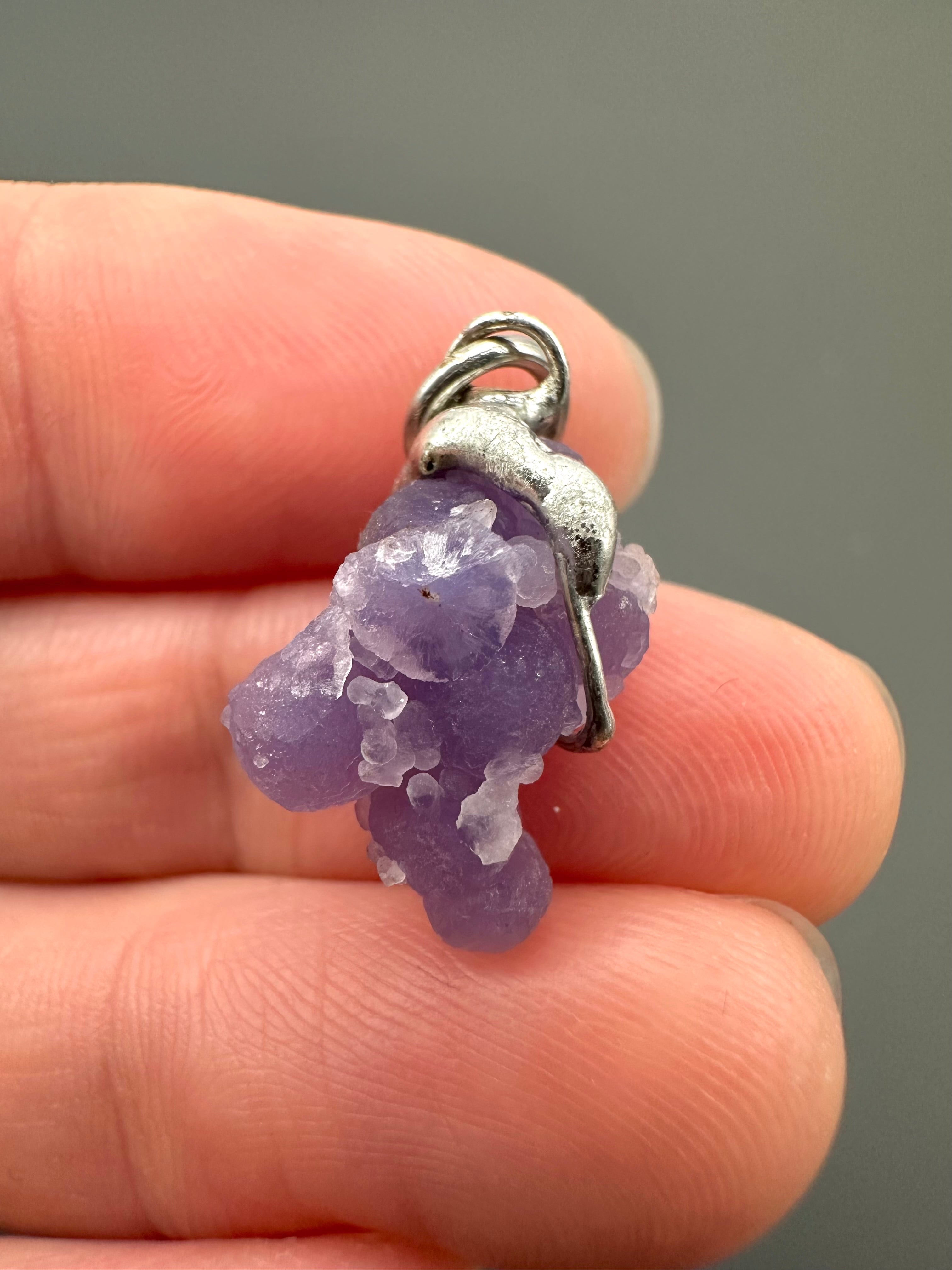 Grape chalcedony pendant - P/HCH76