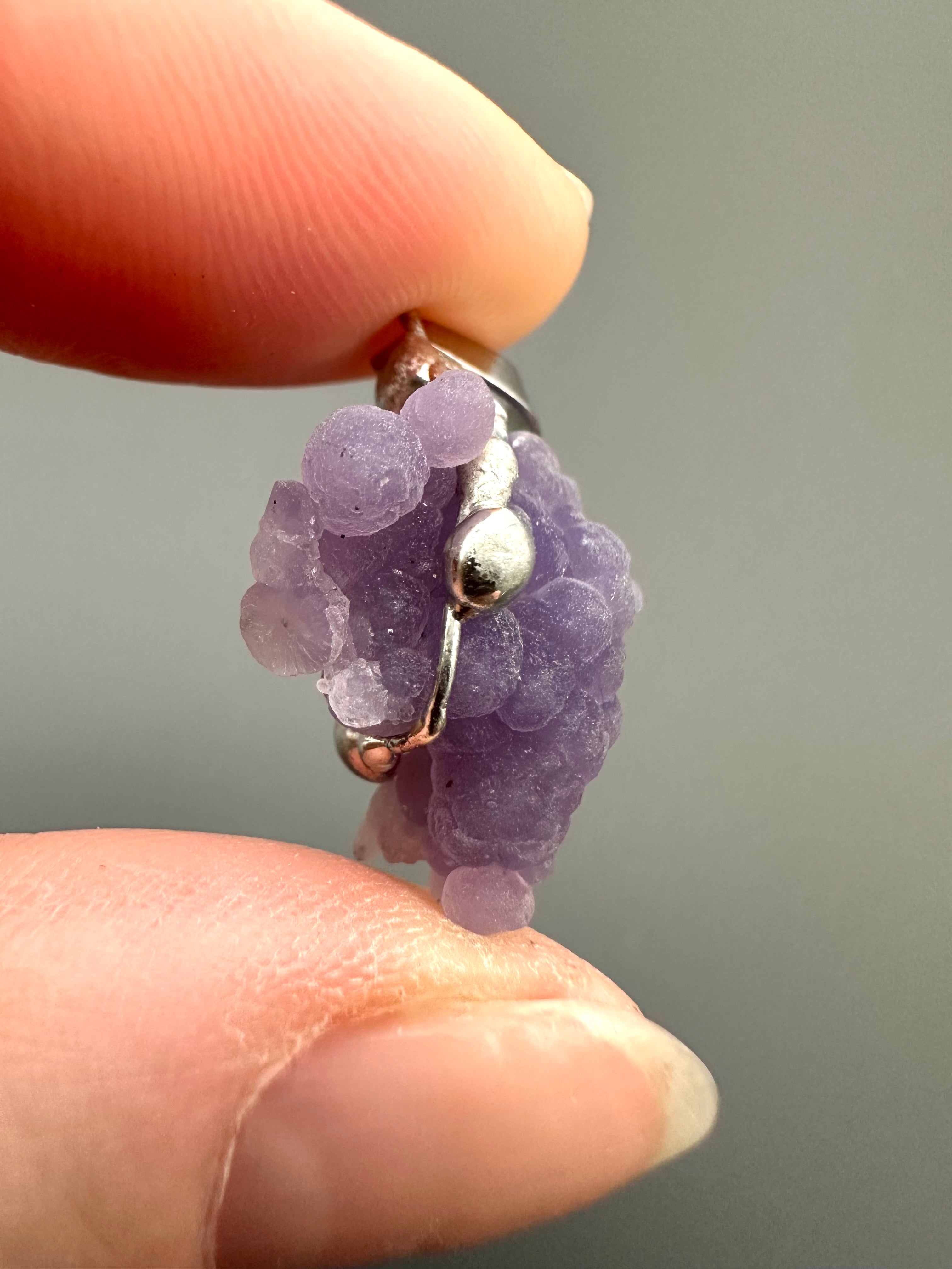 Grape chalcedony pendant - P/HCH80