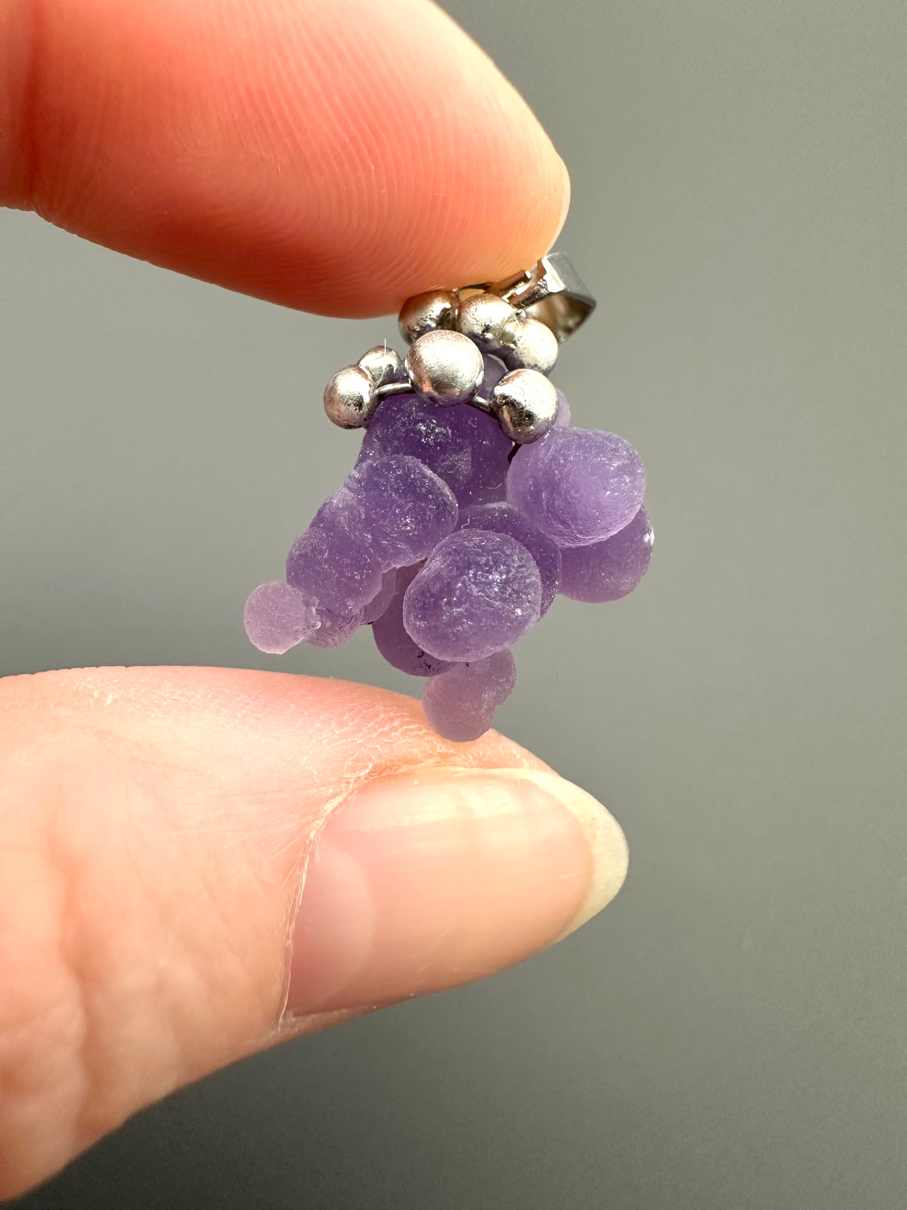 Grape chalcedony pendant - P/HCH83