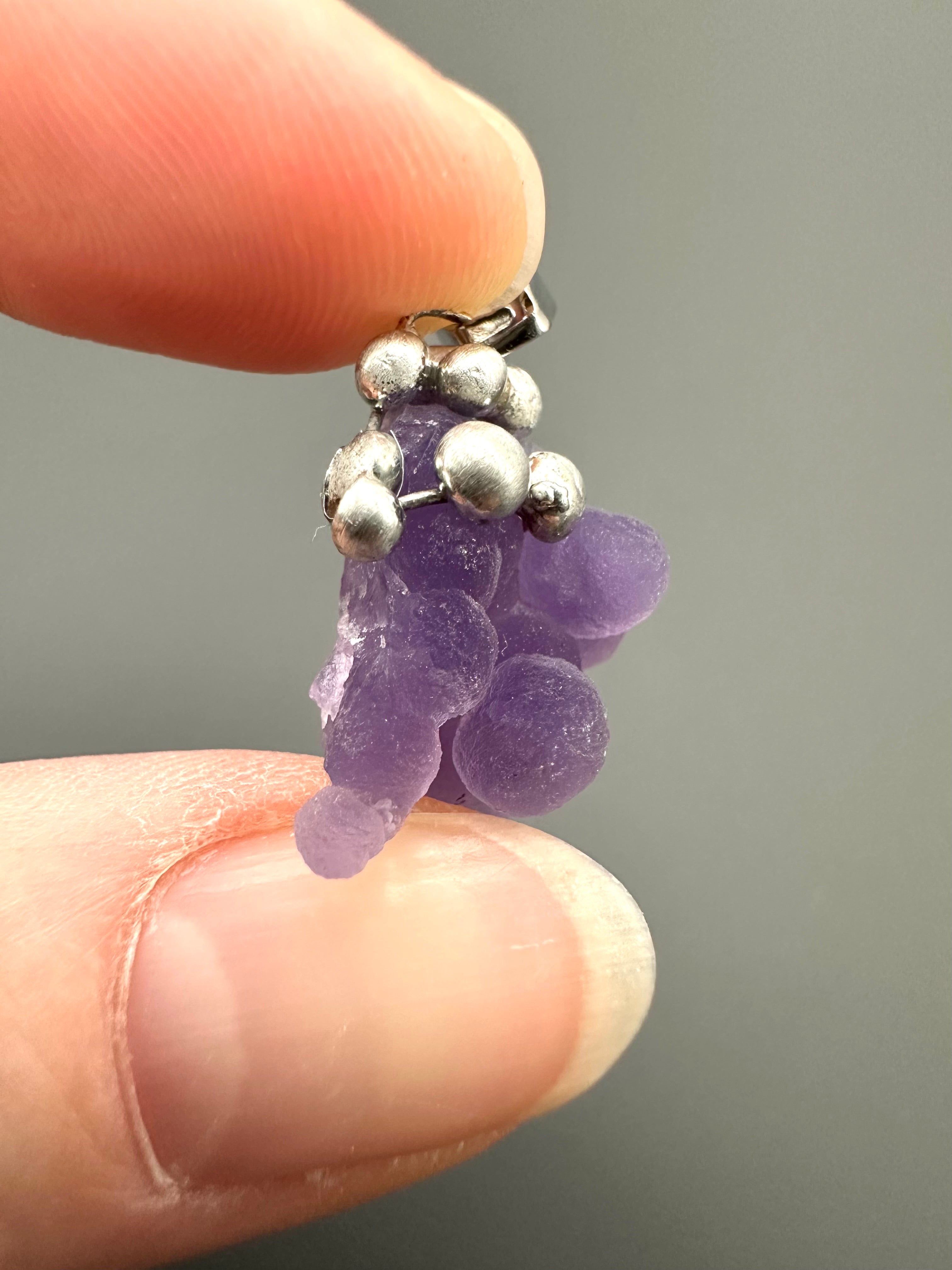 Grape chalcedony pendant - P/HCH83