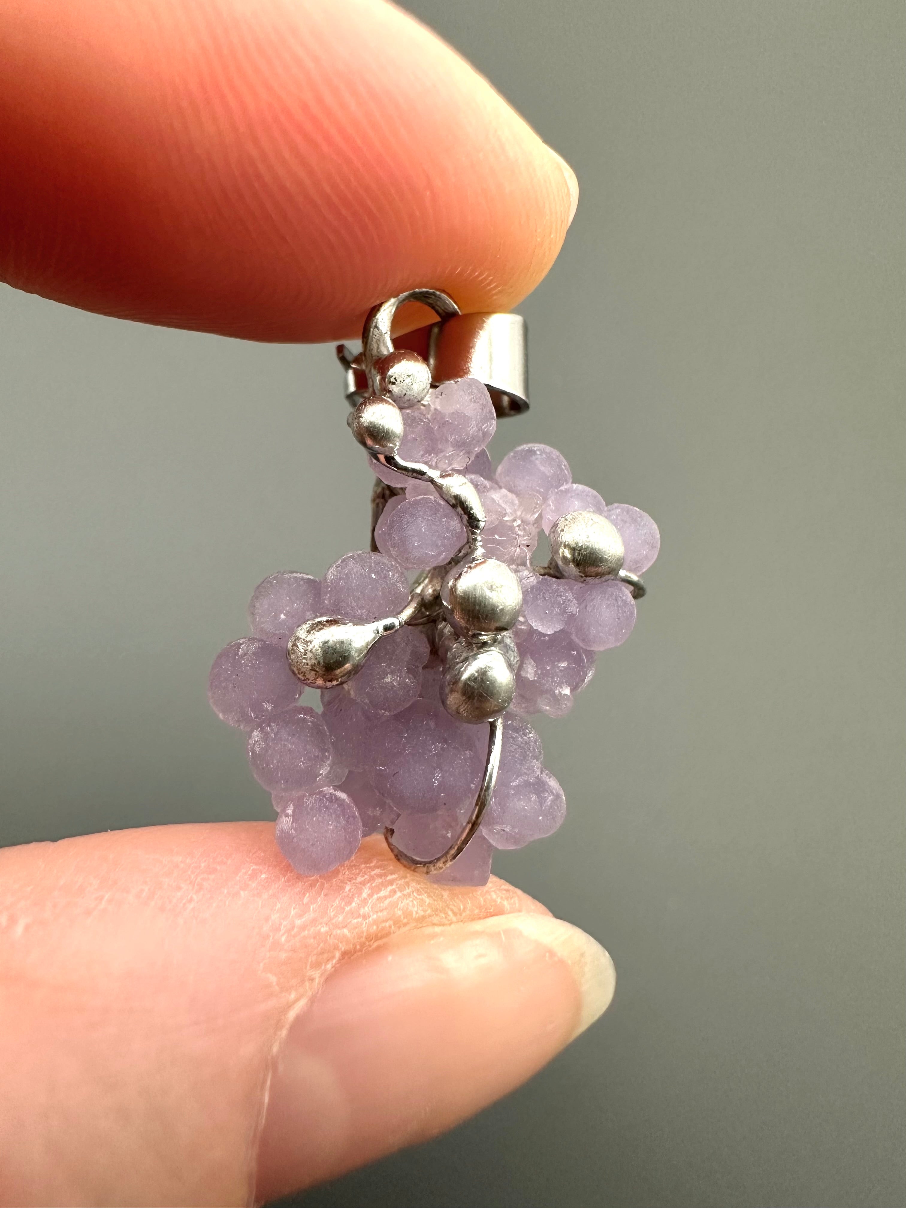 Grape chalcedony pendant - P/HCH85