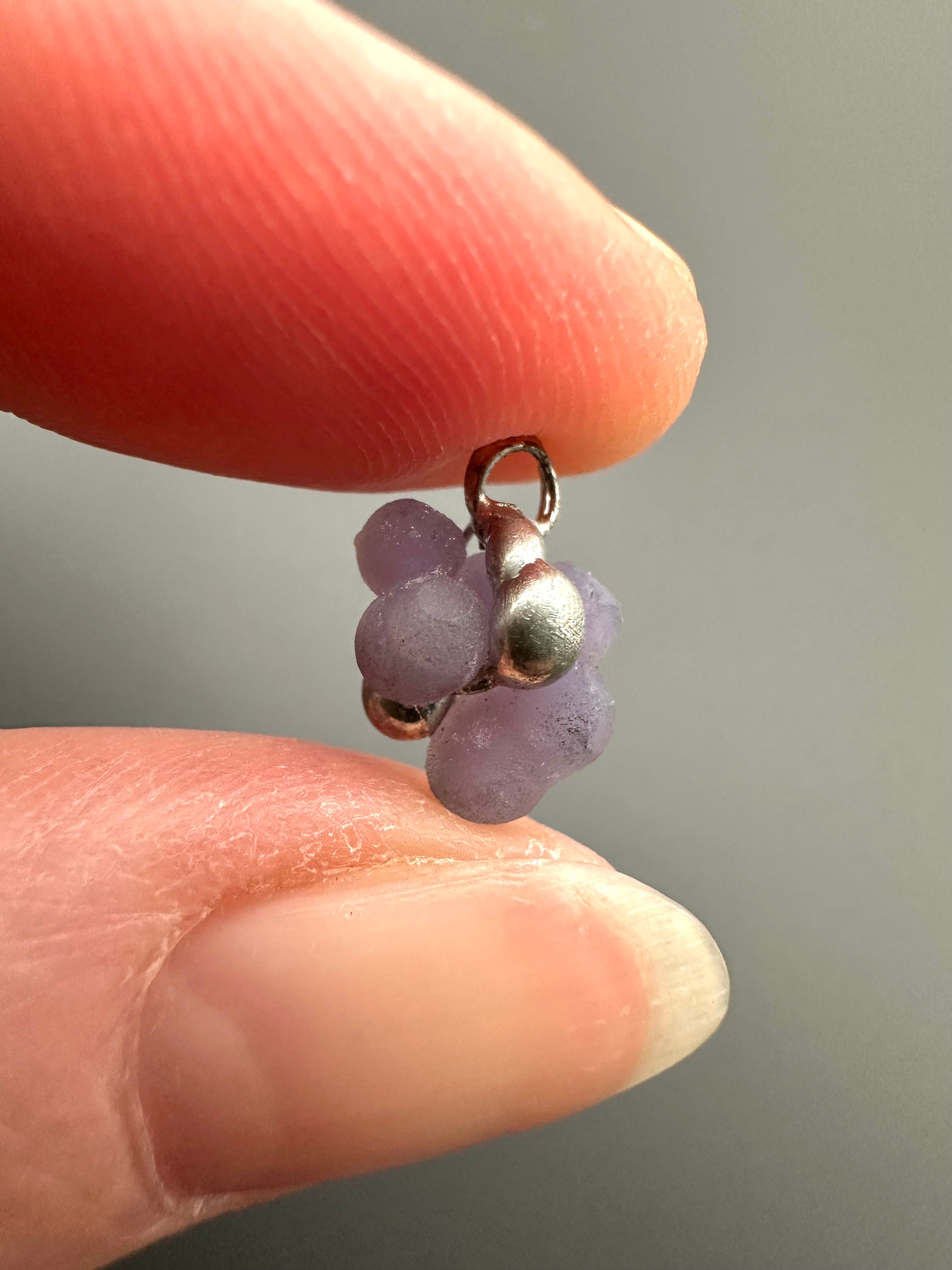 Grape chalcedony pendant - P/HCH86