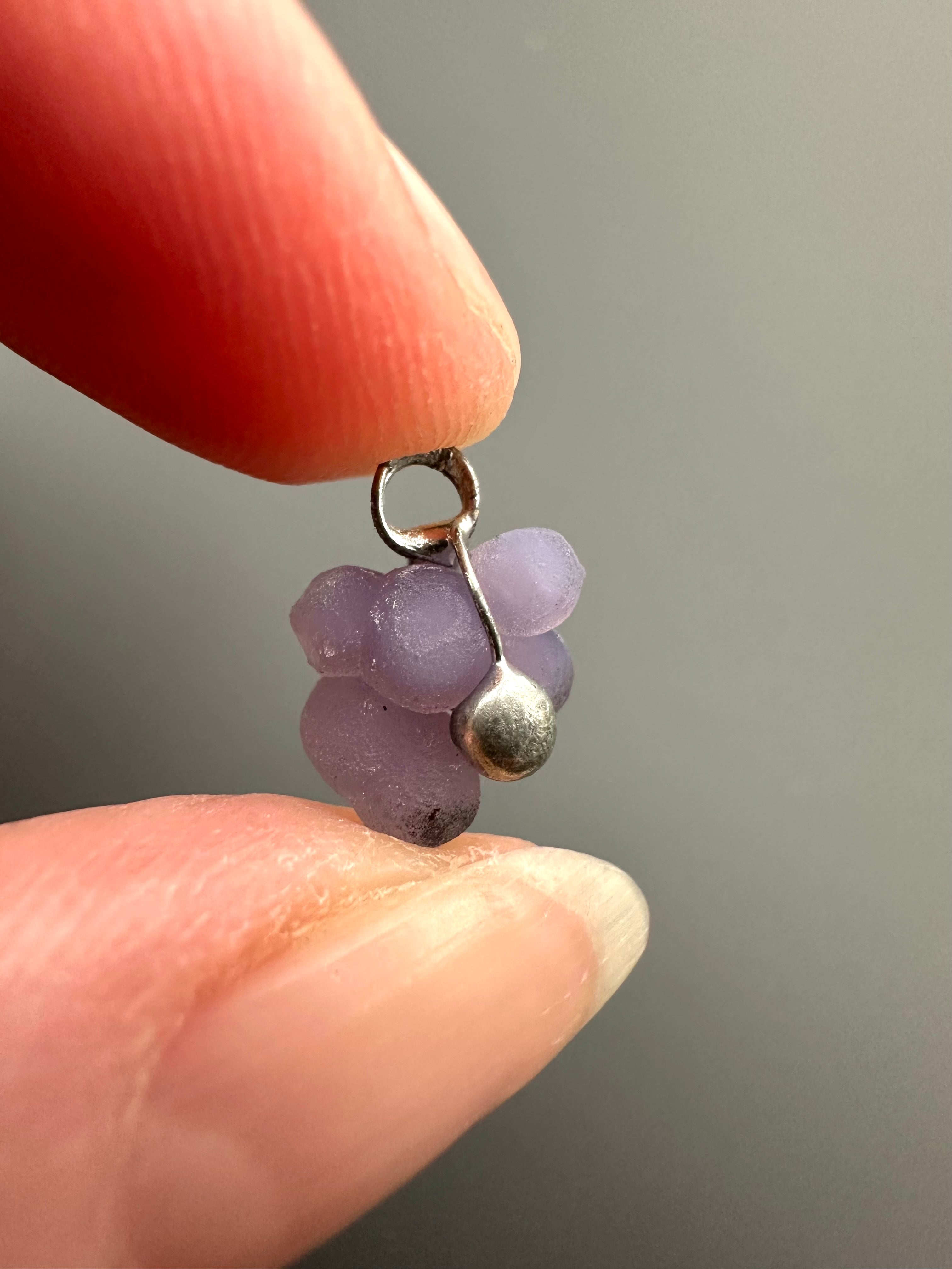 Grape chalcedony pendant - P/HCH86