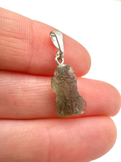 Moldavite pendant
