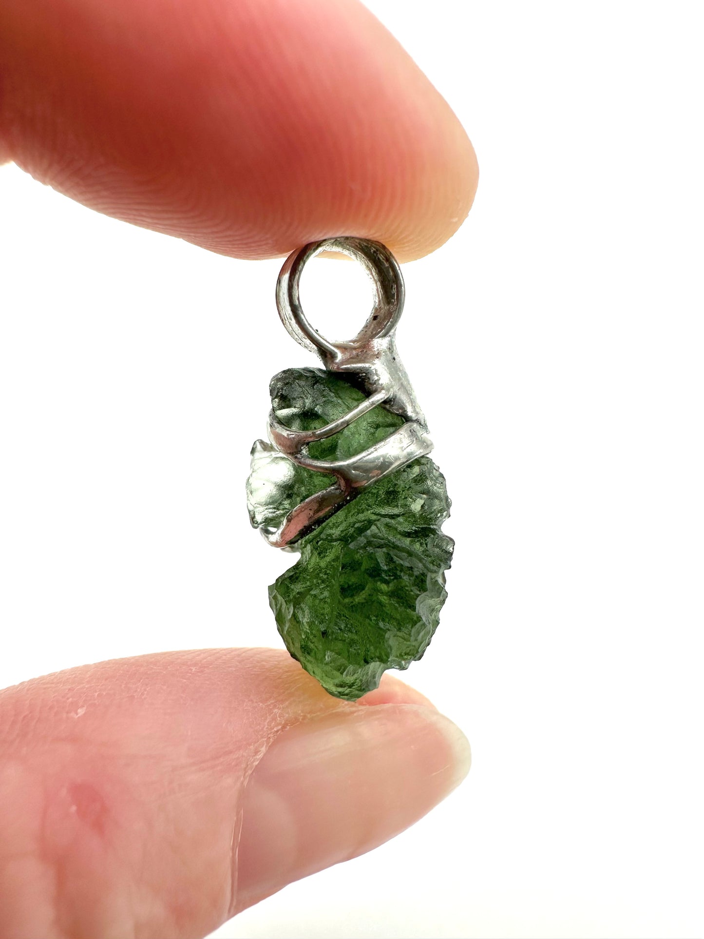 Moldavite pendant