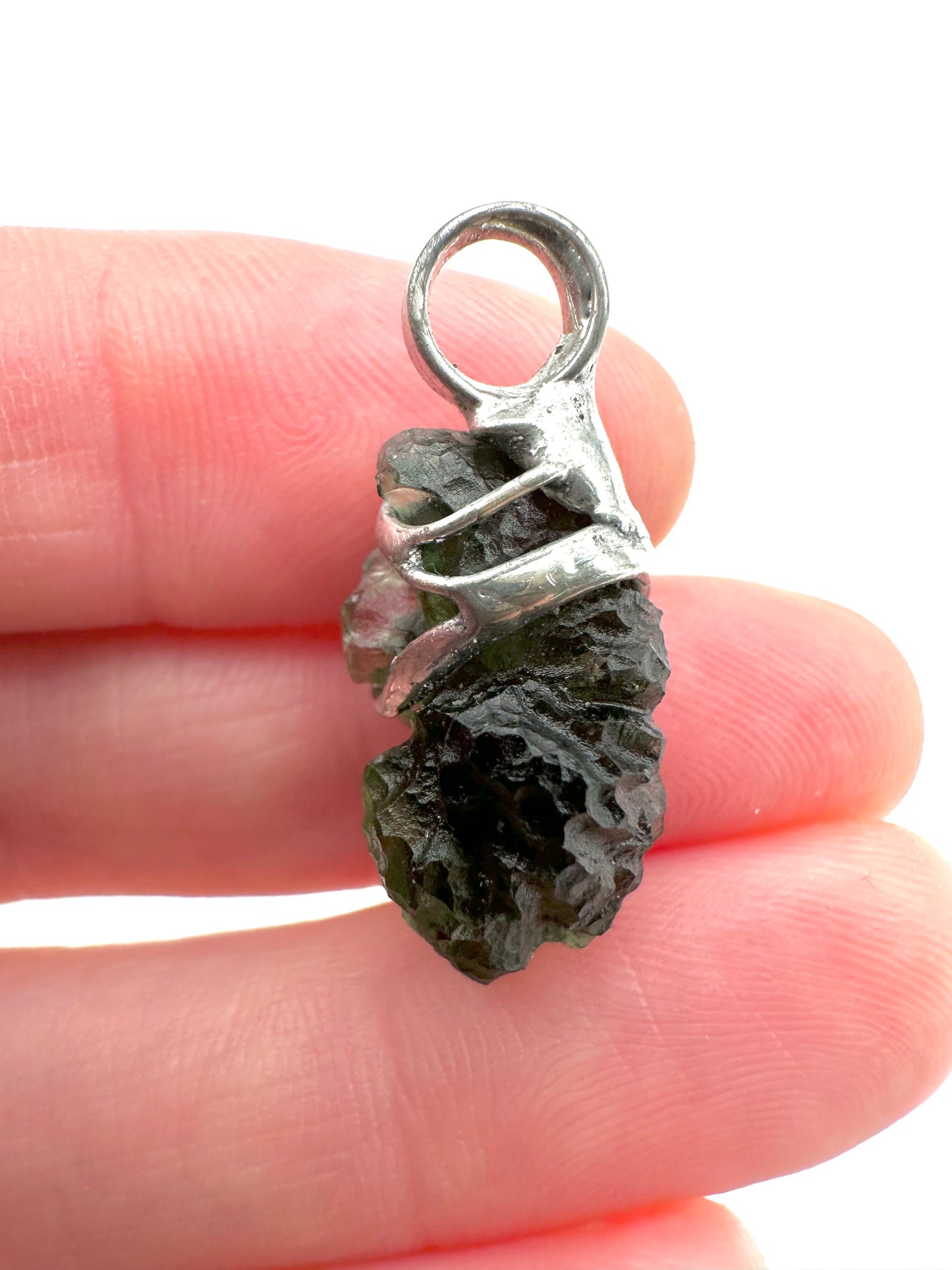 Moldavite pendant
