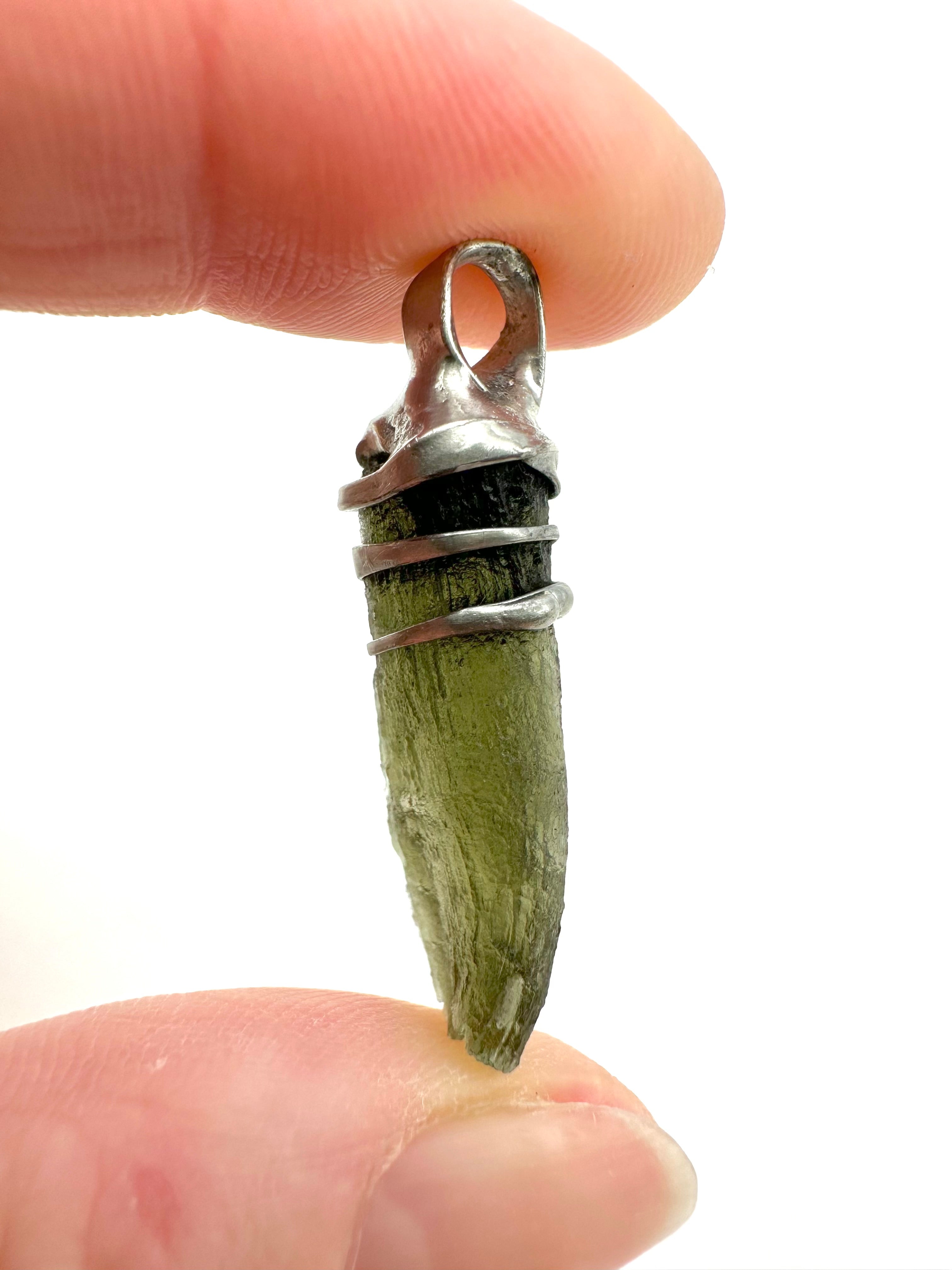 Moldavite pendant - P/V266