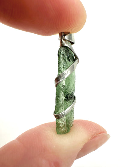 Moldavite pendant