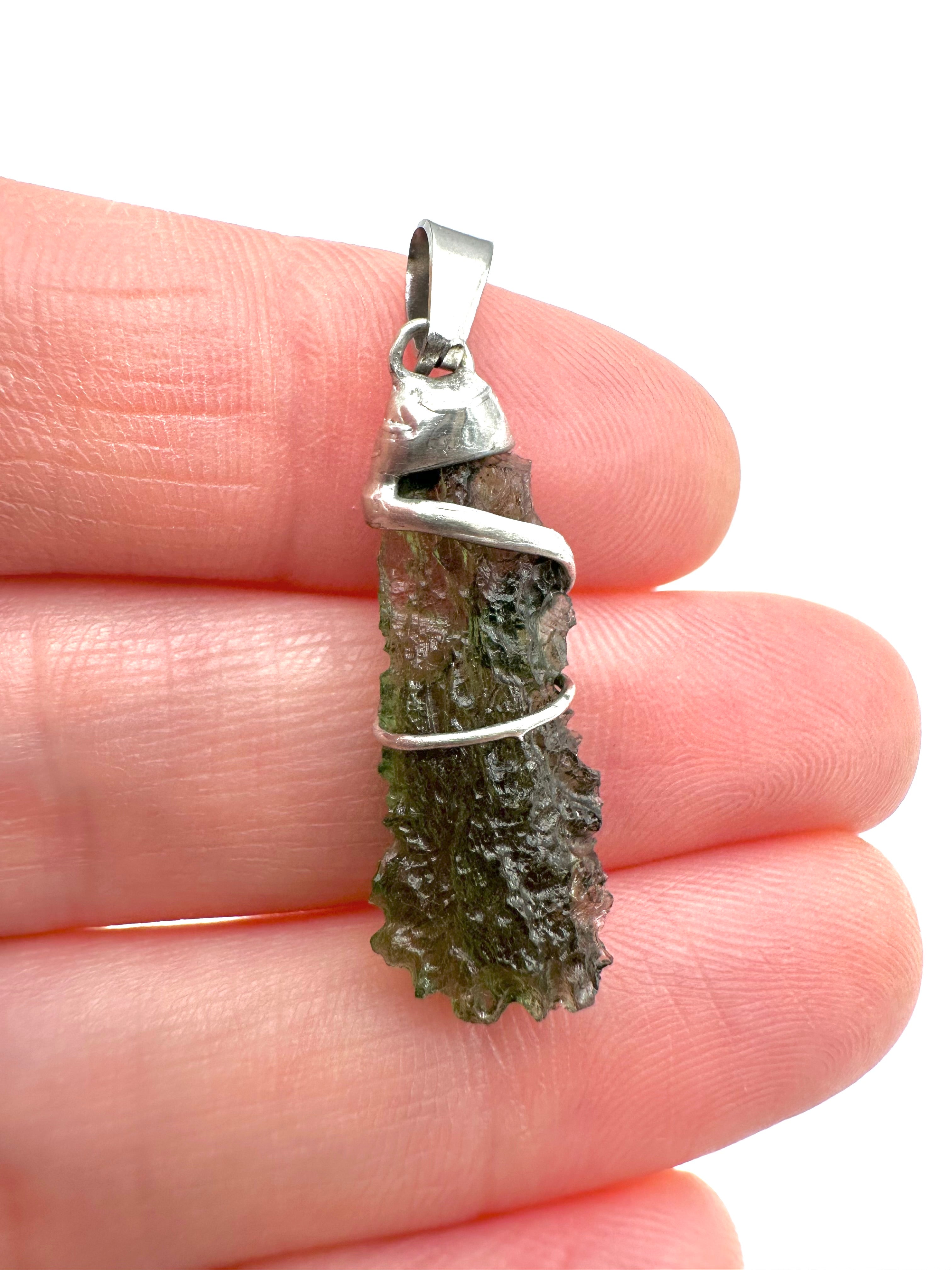 Moldavite pendant - P/V271
