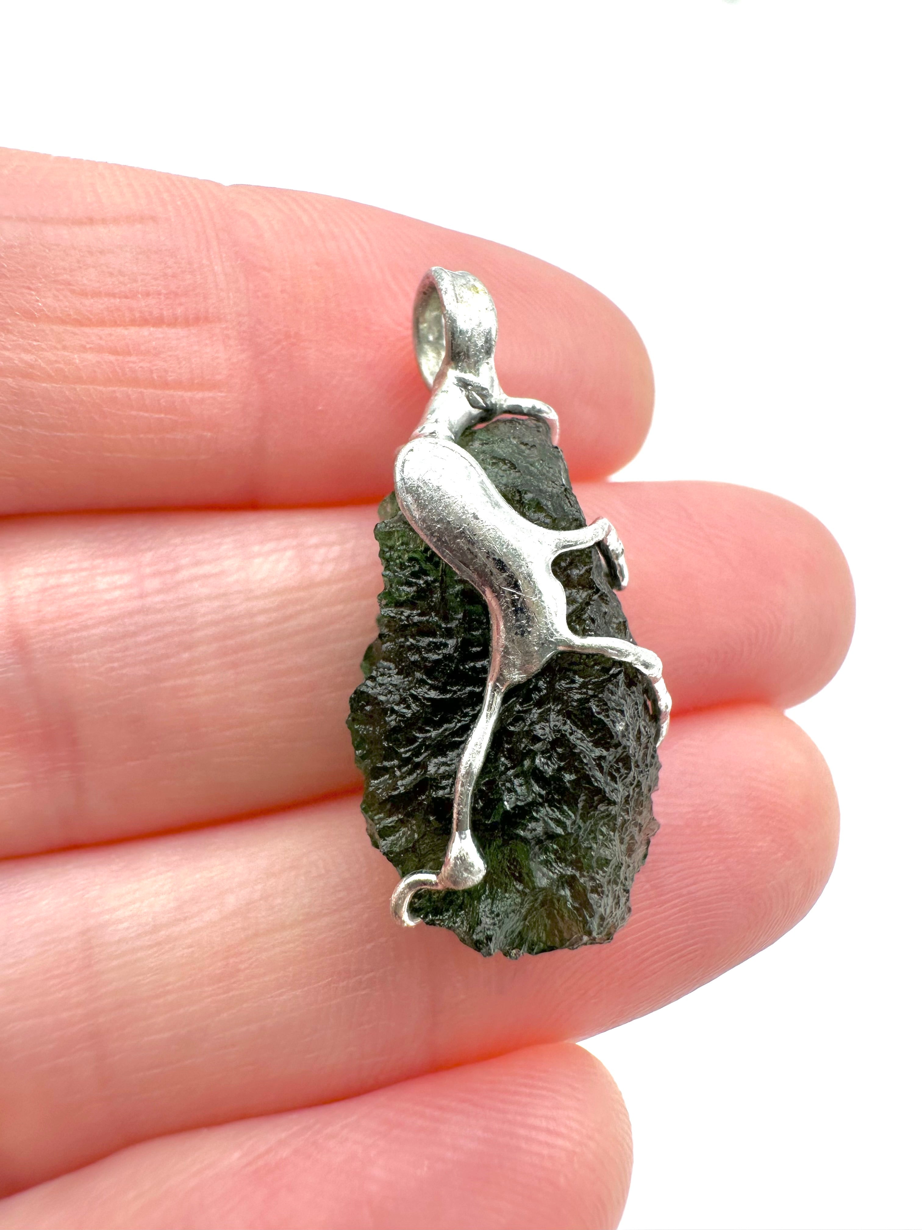 Moldavite pendant - P/V272