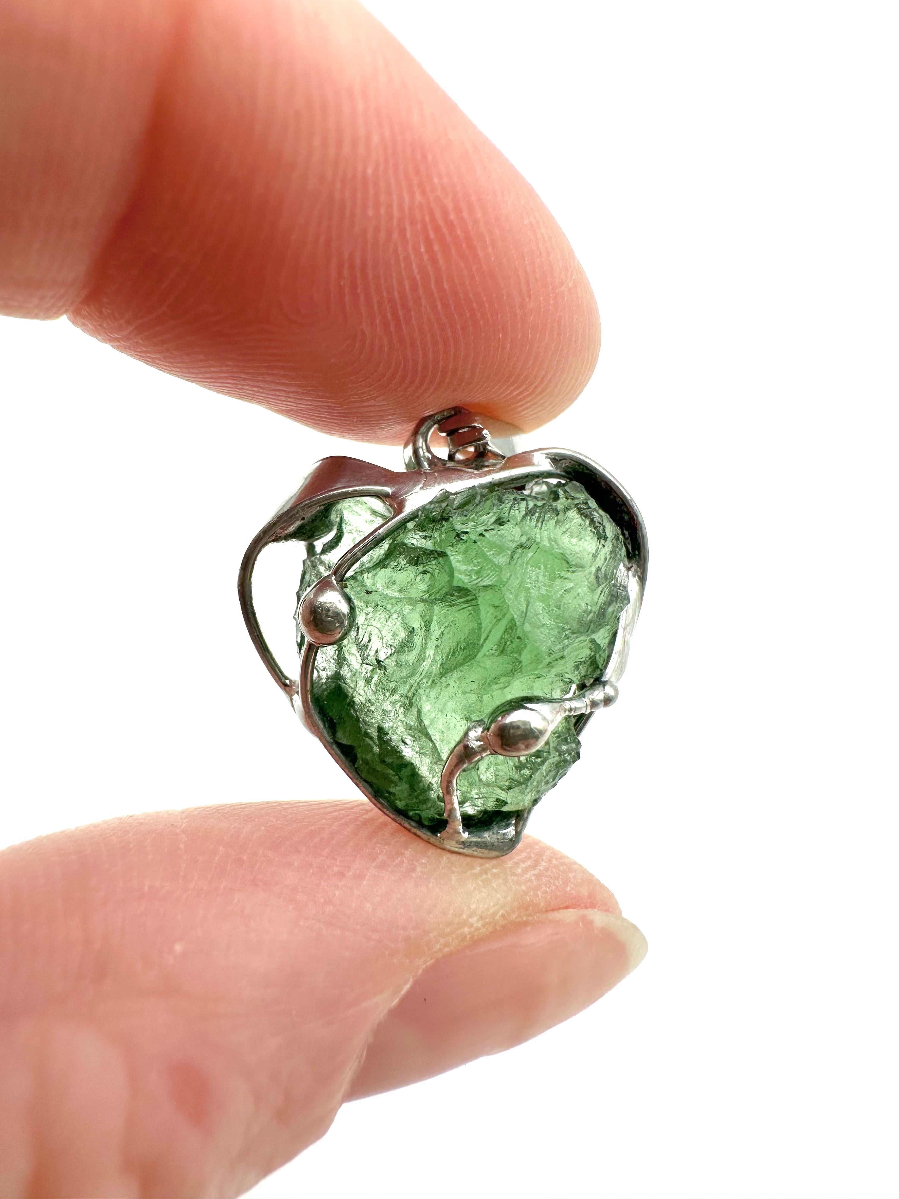 Moldavite pendant - P/V281