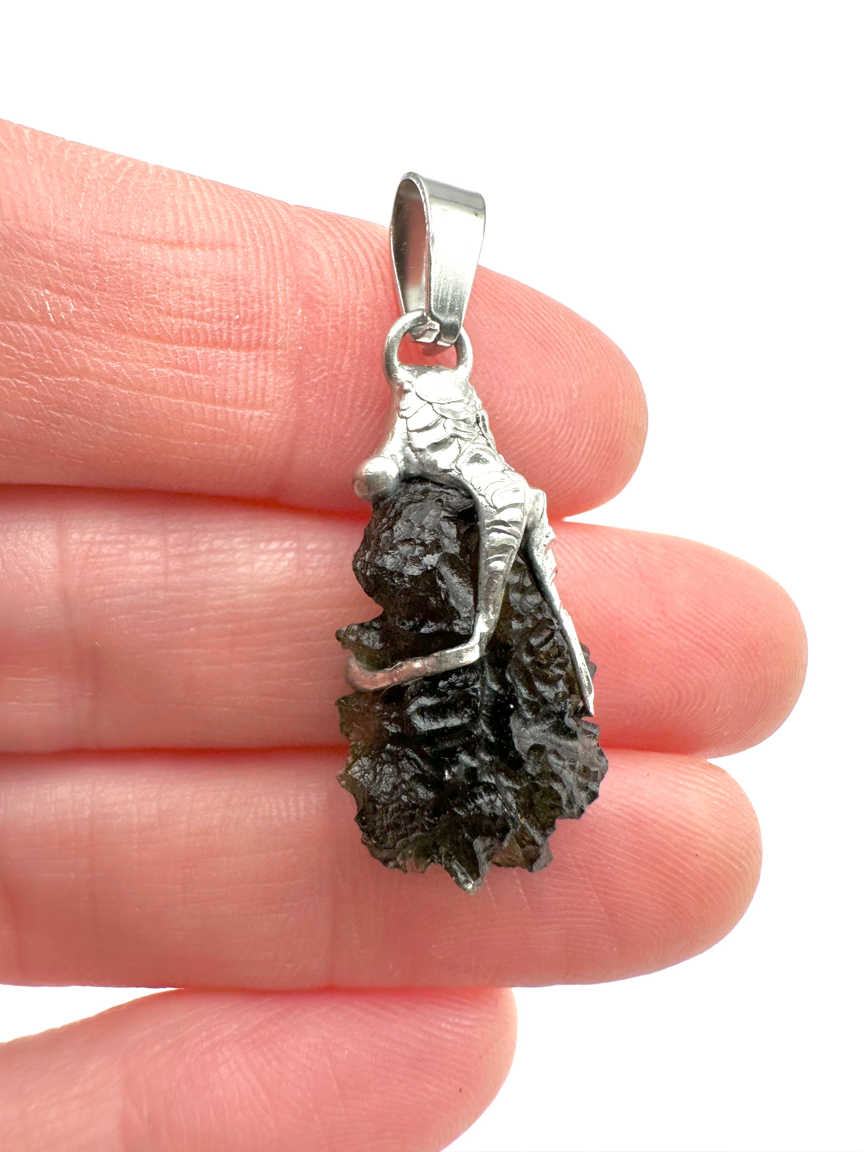 Moldavite pendant - P/V282