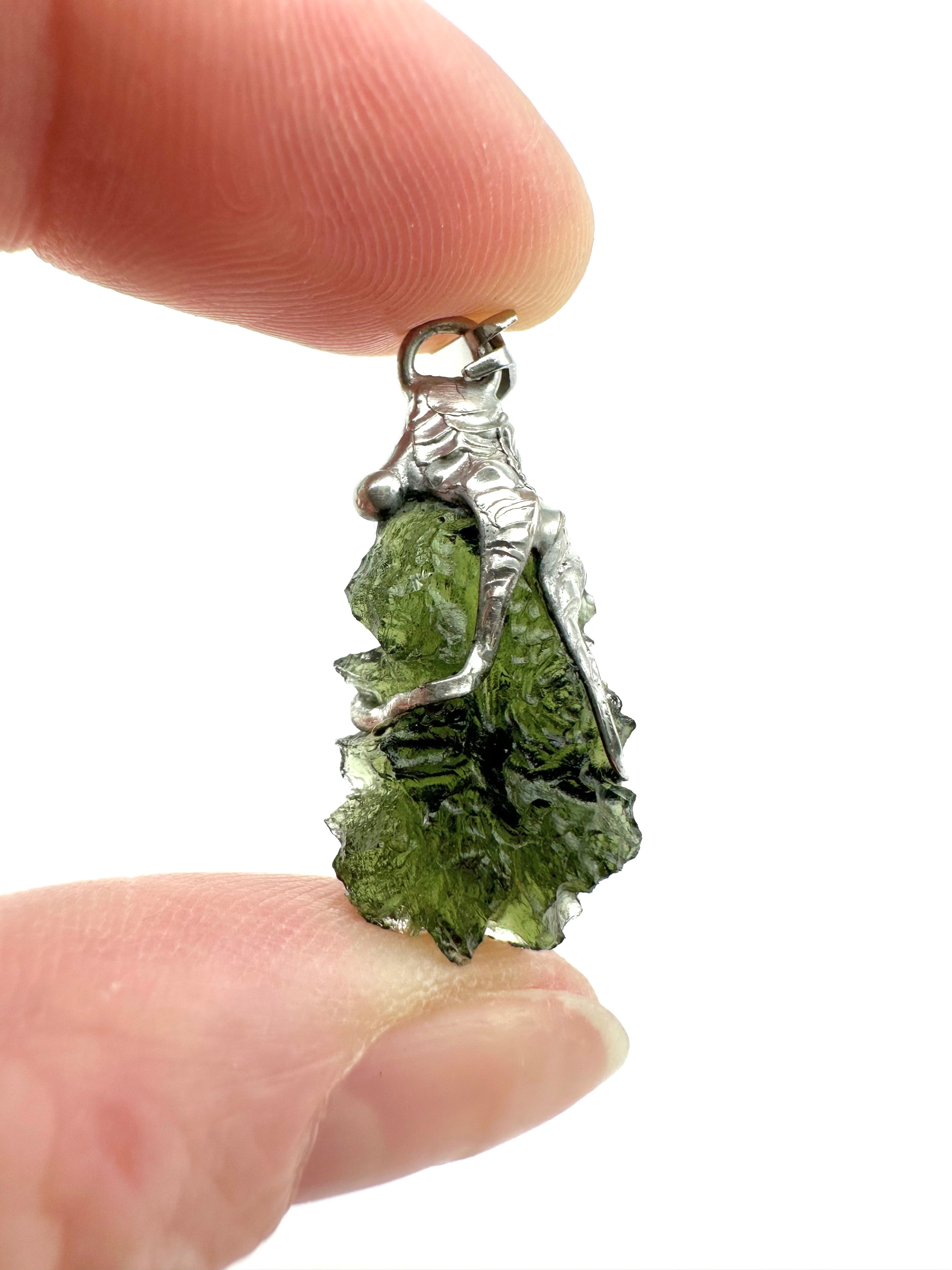 Moldavite pendant - P/V282