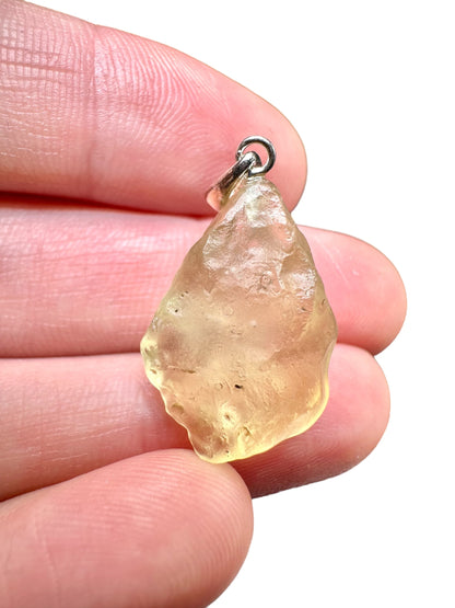 Pendente in argento con vetro libico – SP/LPS035