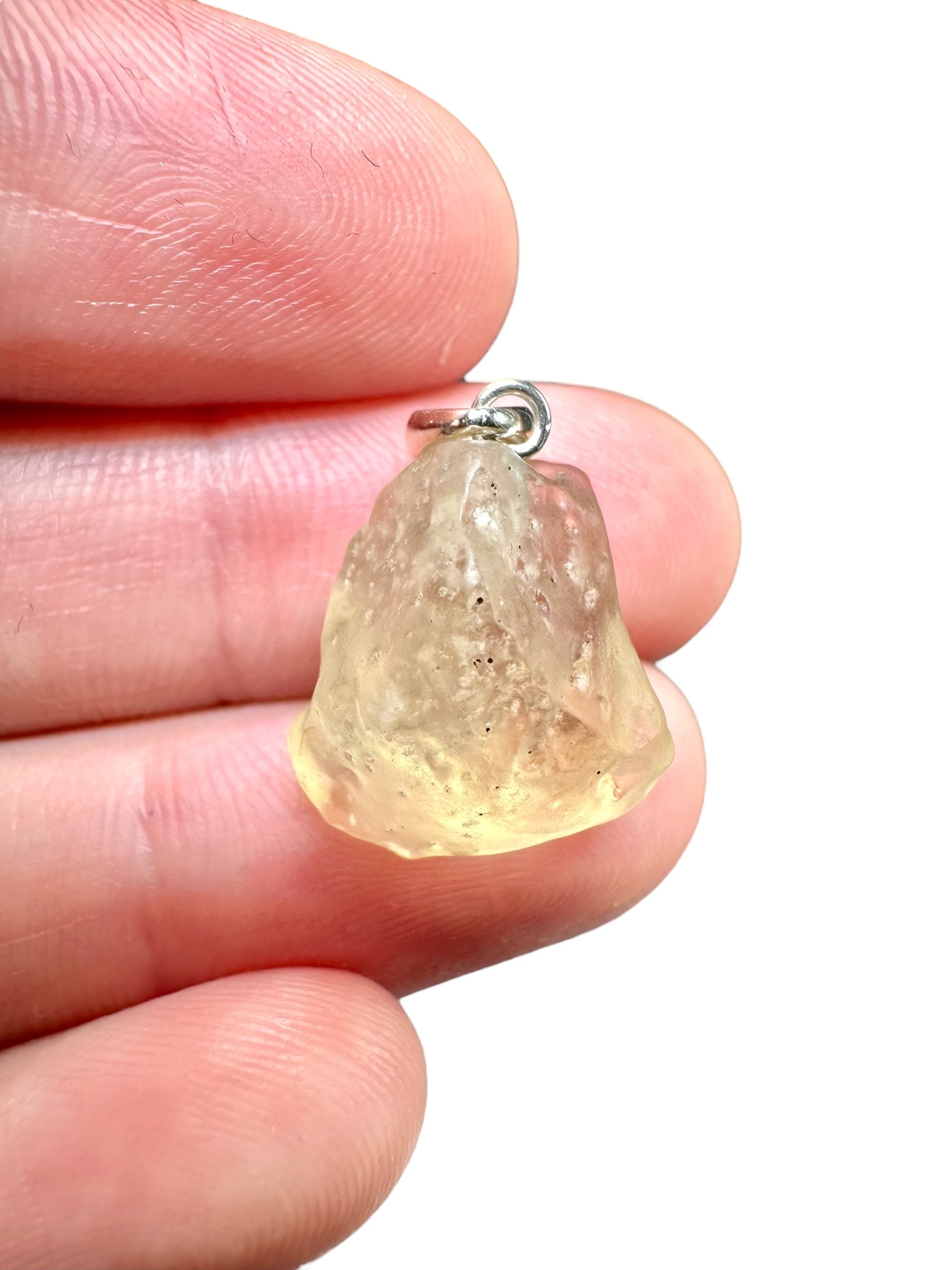 Pendente in argento con vetro libico – SP/LPS036